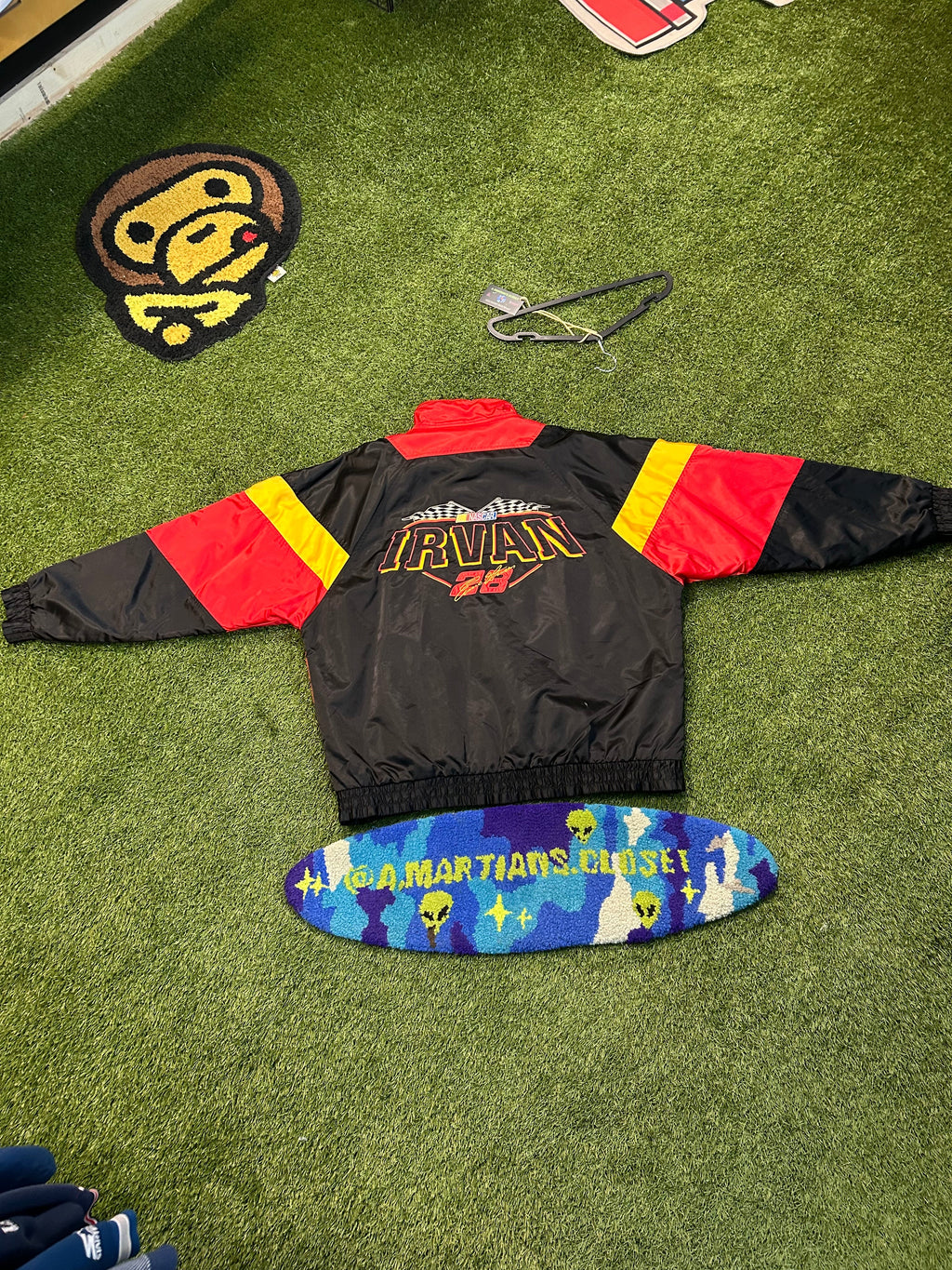Vintage Nutmeg Ernie Irvan #28 Race jacket