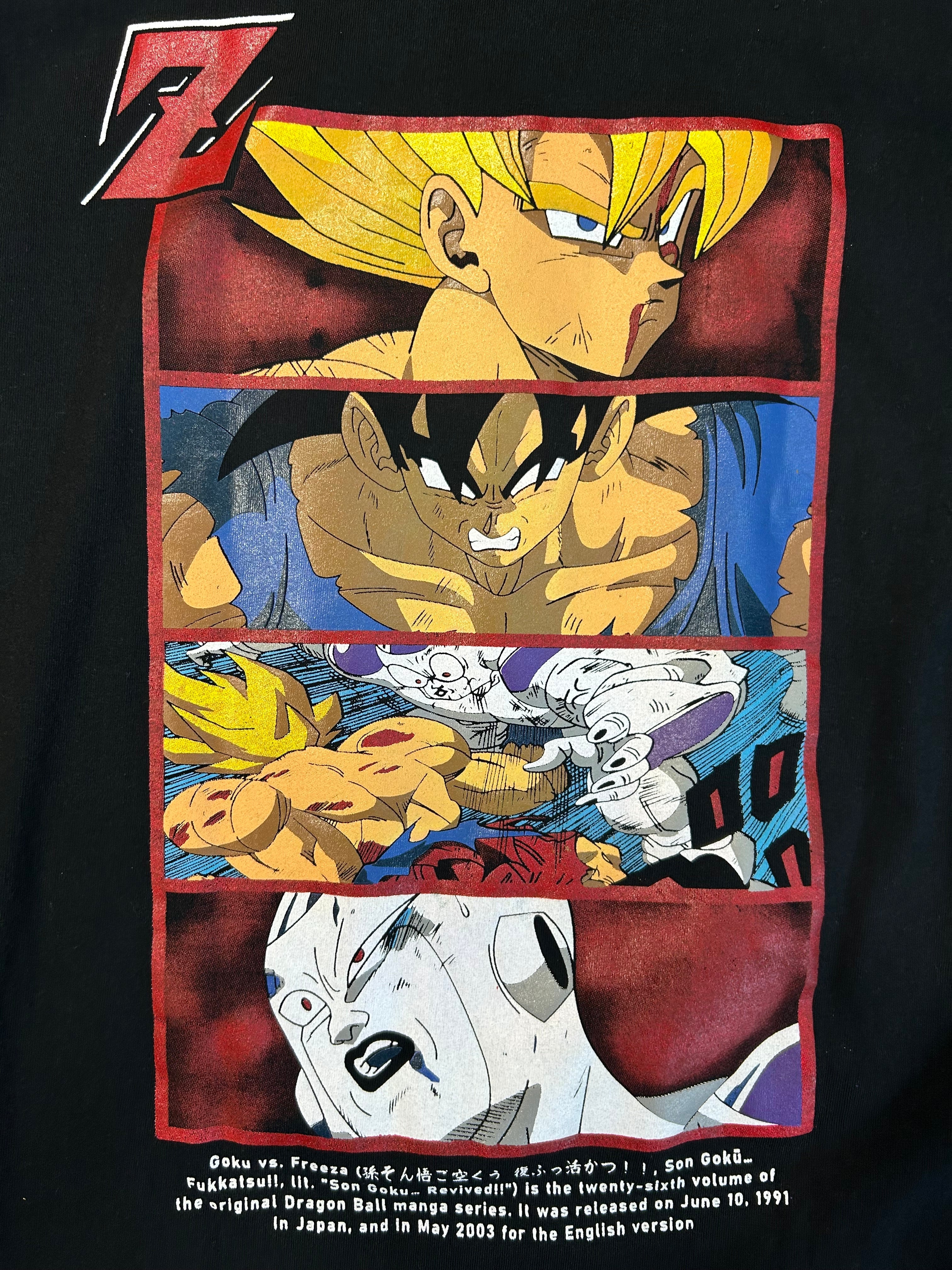 Y2K Bootleg Dragon Ball Z Comic Strip Tee