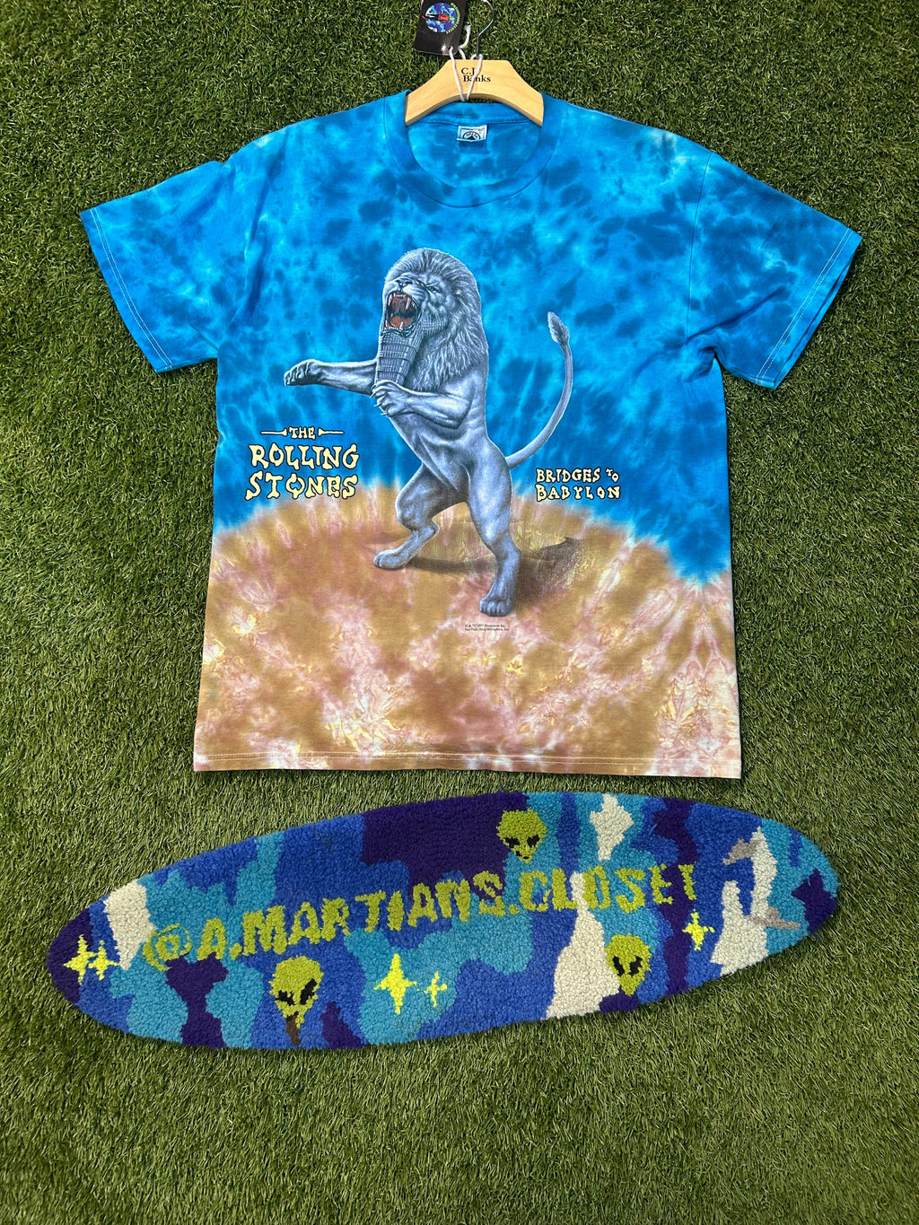 Vintage 1997 The Rolling Stones Bridges To Babylon Tye Dye Tee