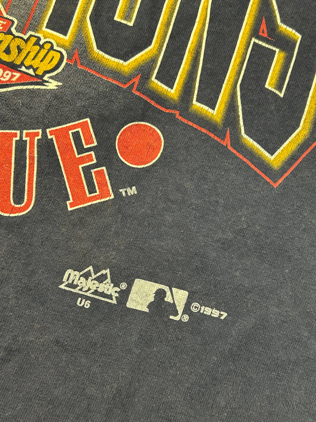 Vintage 1997 Cleveland Indians American League Tee