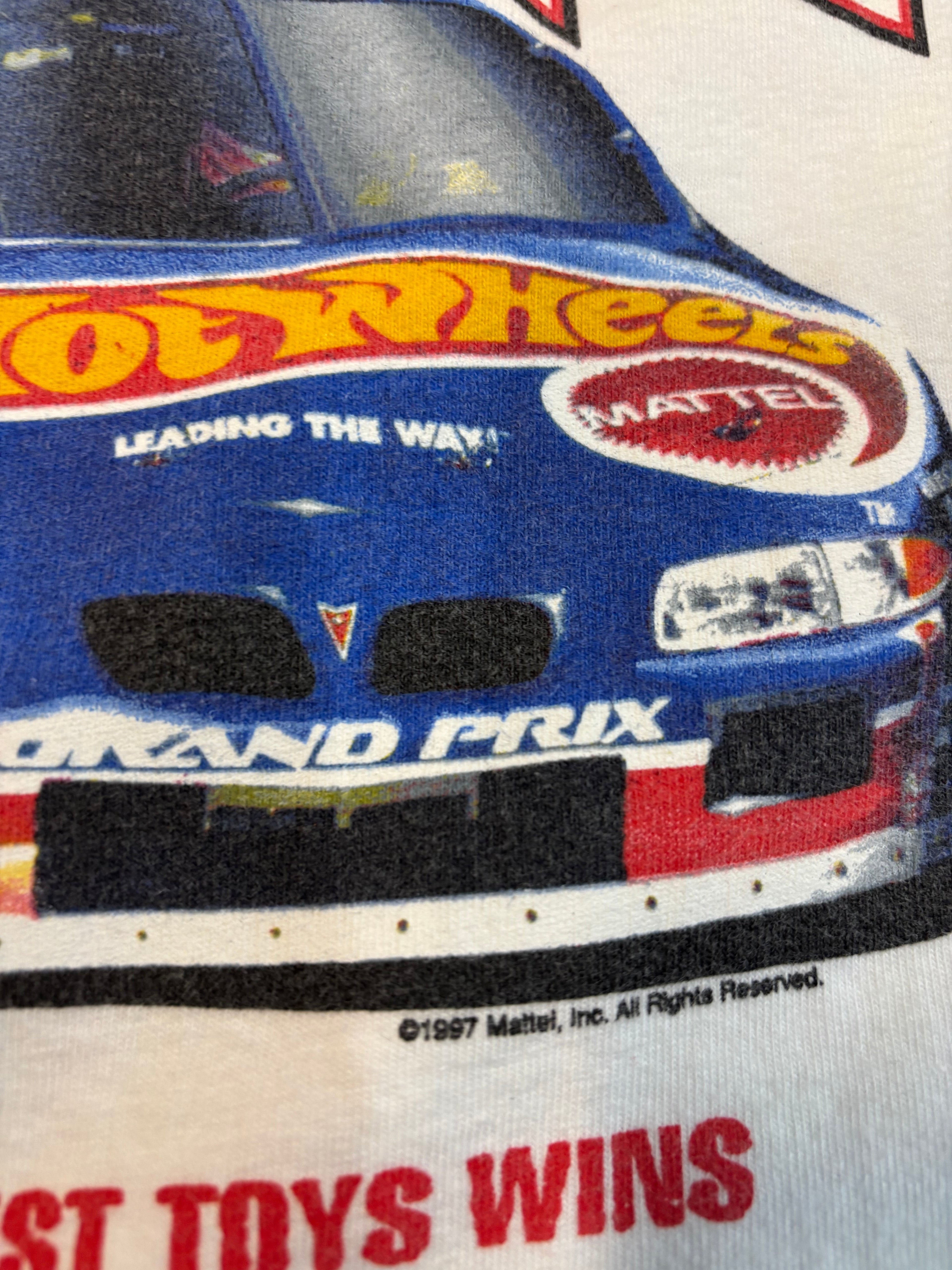 1997 Kyle Petty No Fear Hot Wheels NASCAR T-Shirt Size 2XL No Fear Tag
