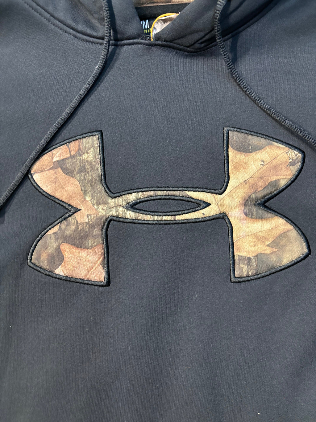 Black and Camo Under Armor Storm Hoodie Size Medium