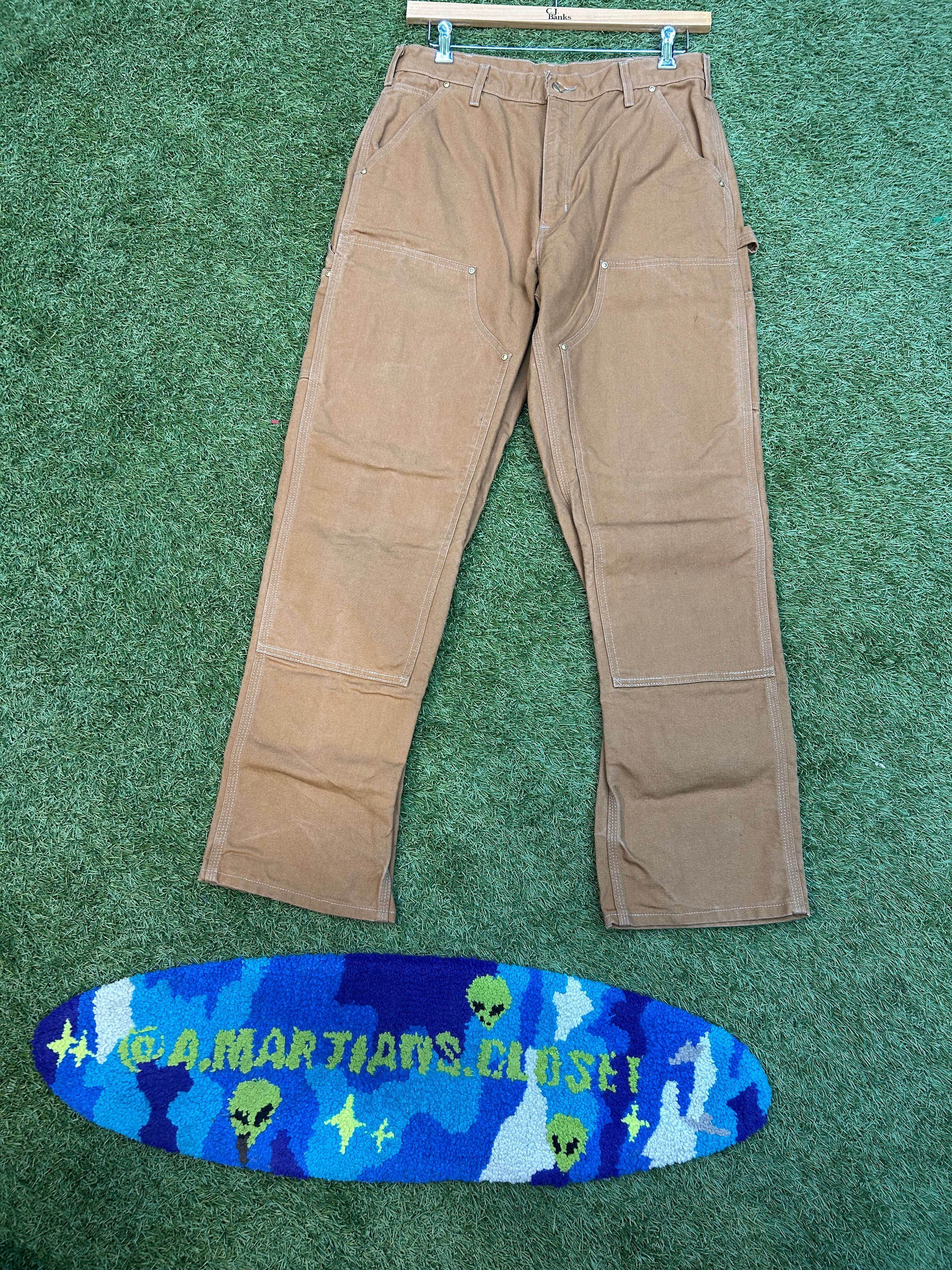Y2K Carhartt Tan Double Knee Carpenter Jeans