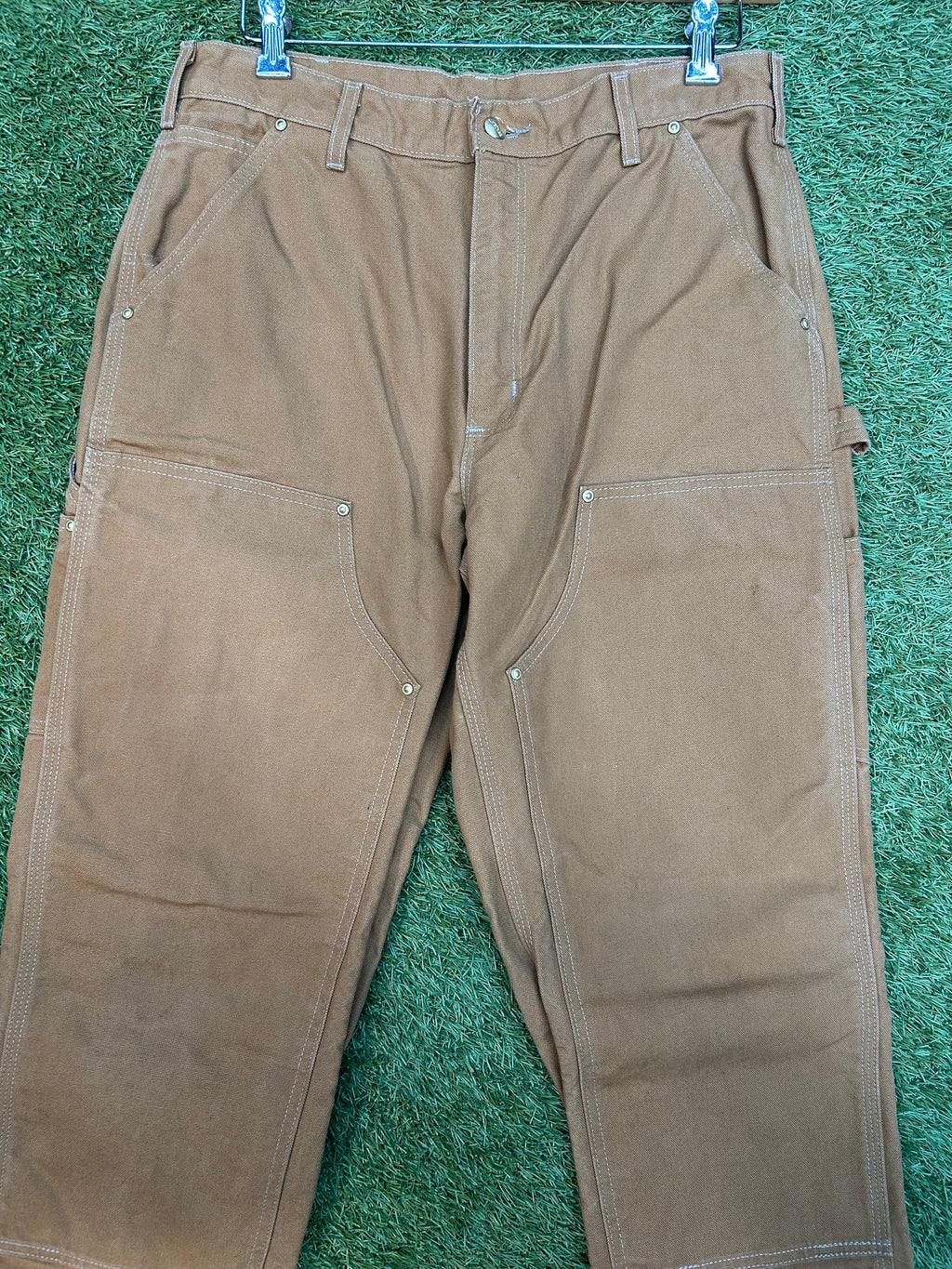 Y2K Carhartt Tan Double Knee Carpenter Jeans