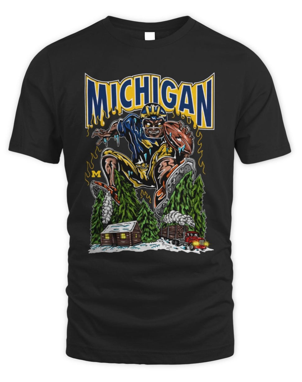 Warren Lotus X NCAA Michigan Lumber Tee