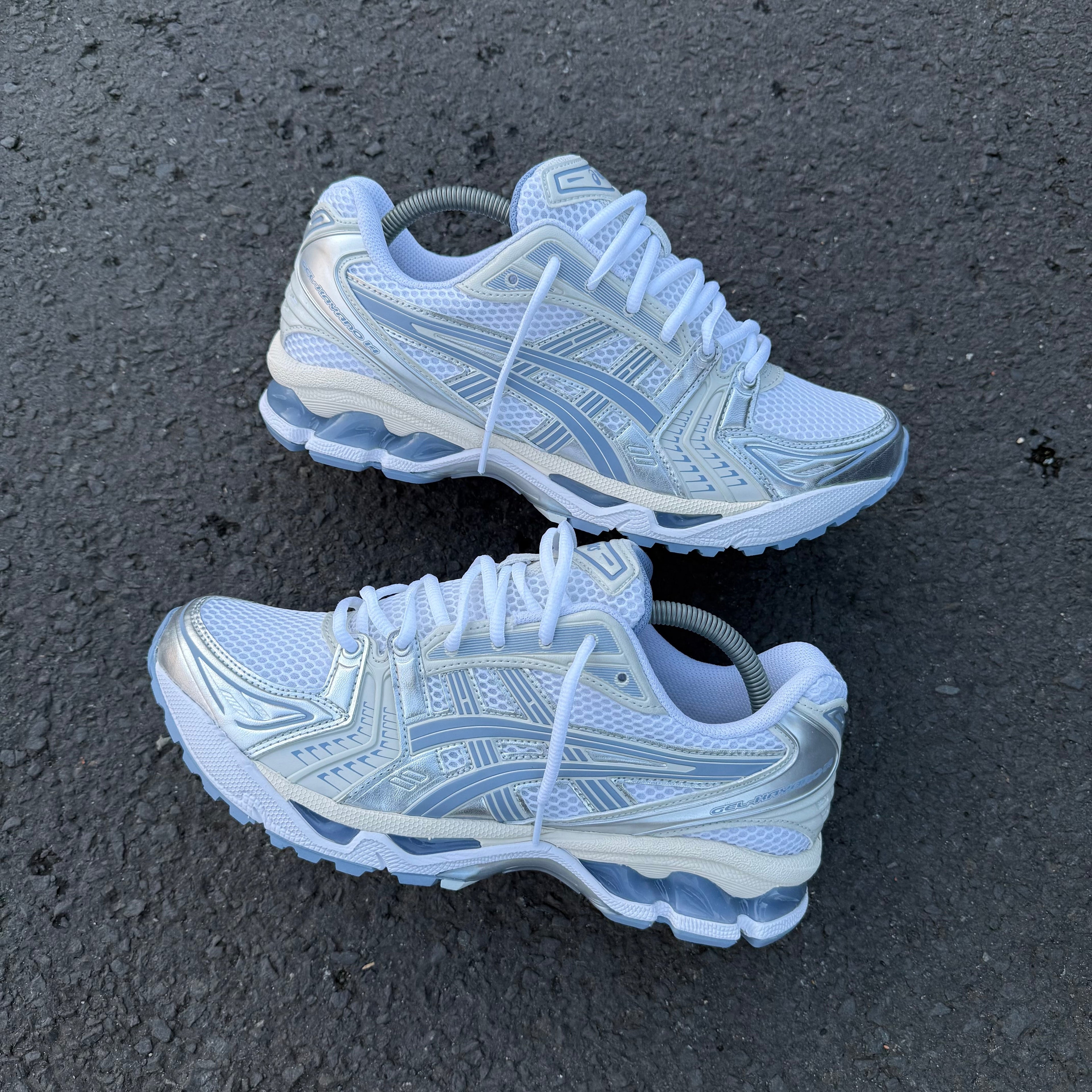 ASICS GEL-KAYANO 14 TRAINER - WHITE / LIGHT NAVY