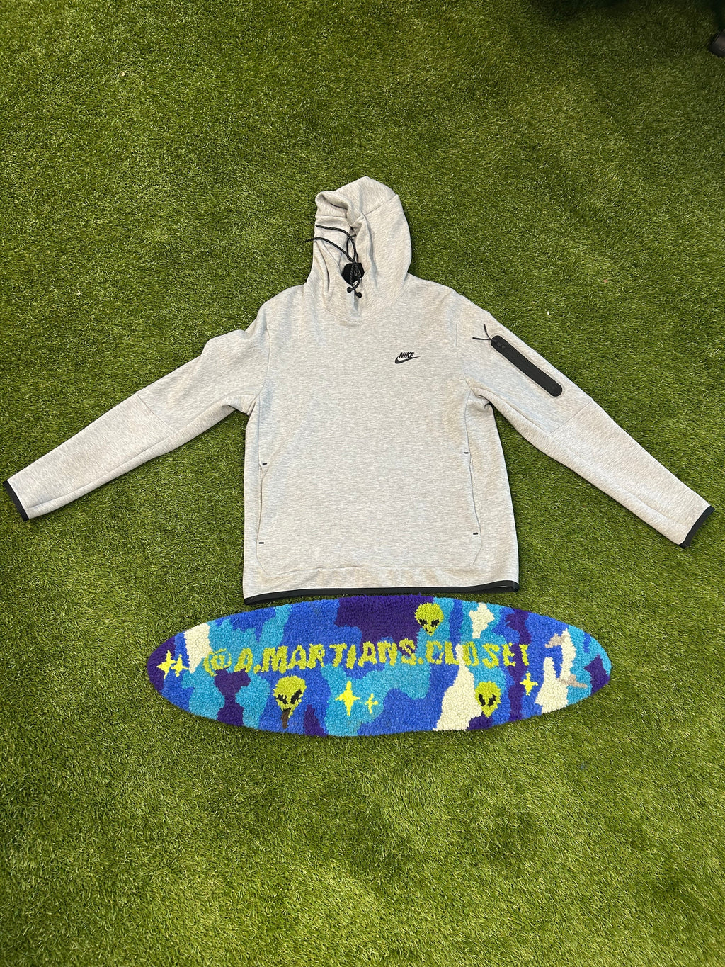 Grey Nike Tech Top Only