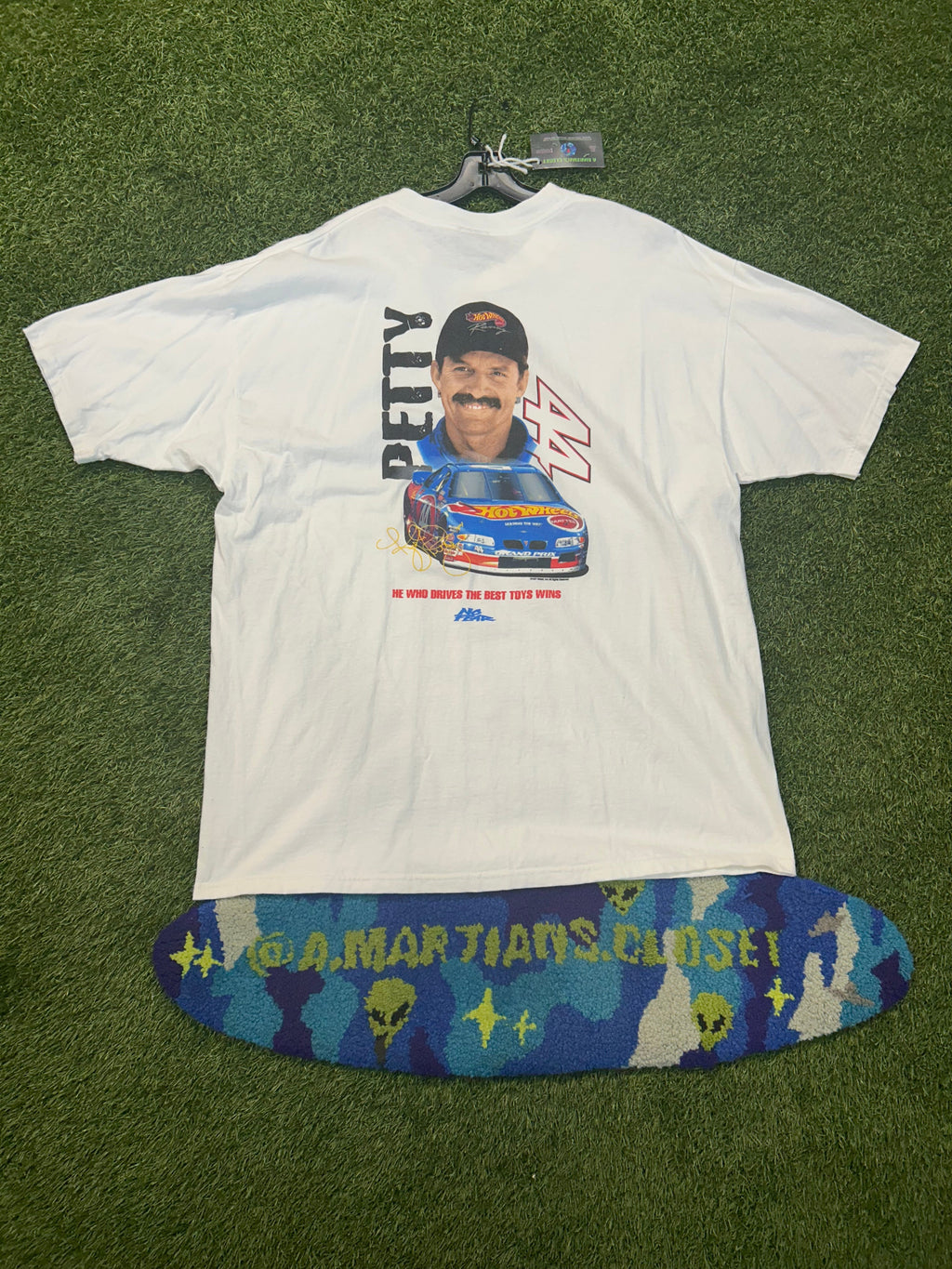 Vintage 1997 No Fear Kyle Petty Hotwheels Team Tee