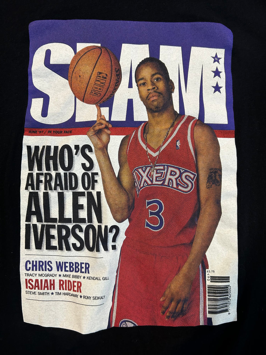 Reprint Mitchell & Ness Allen Iverson Tee