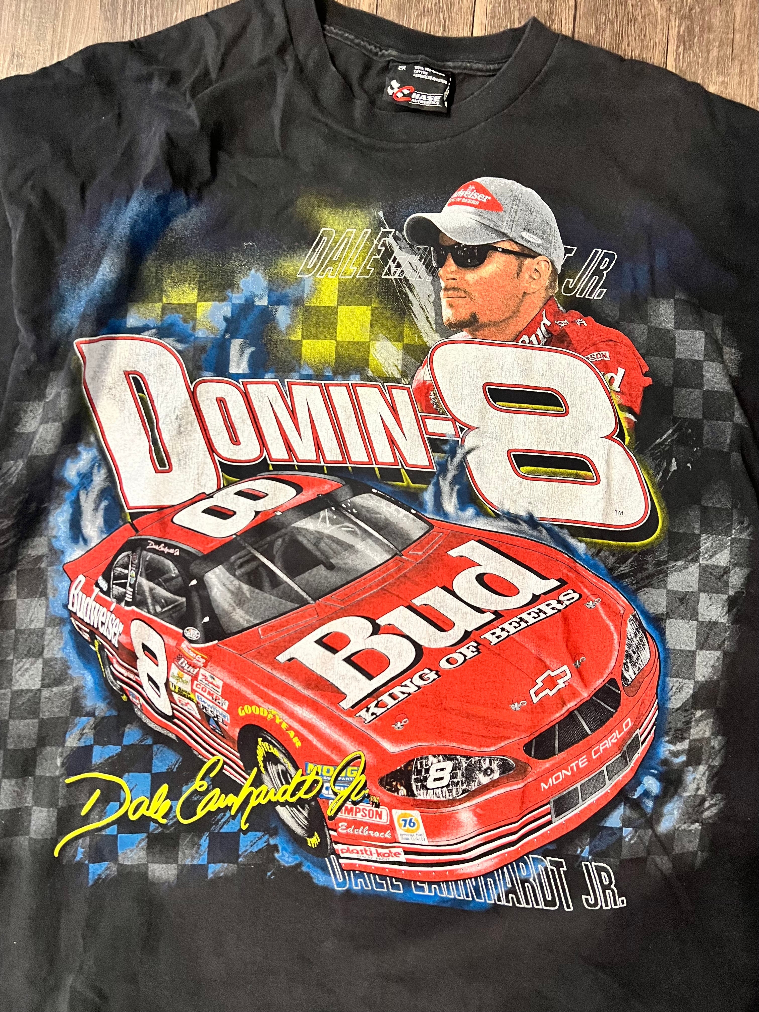 Vintage 00’ Dale Earnhardt Jr ”DOMIN8” AOP NASCAR Tee