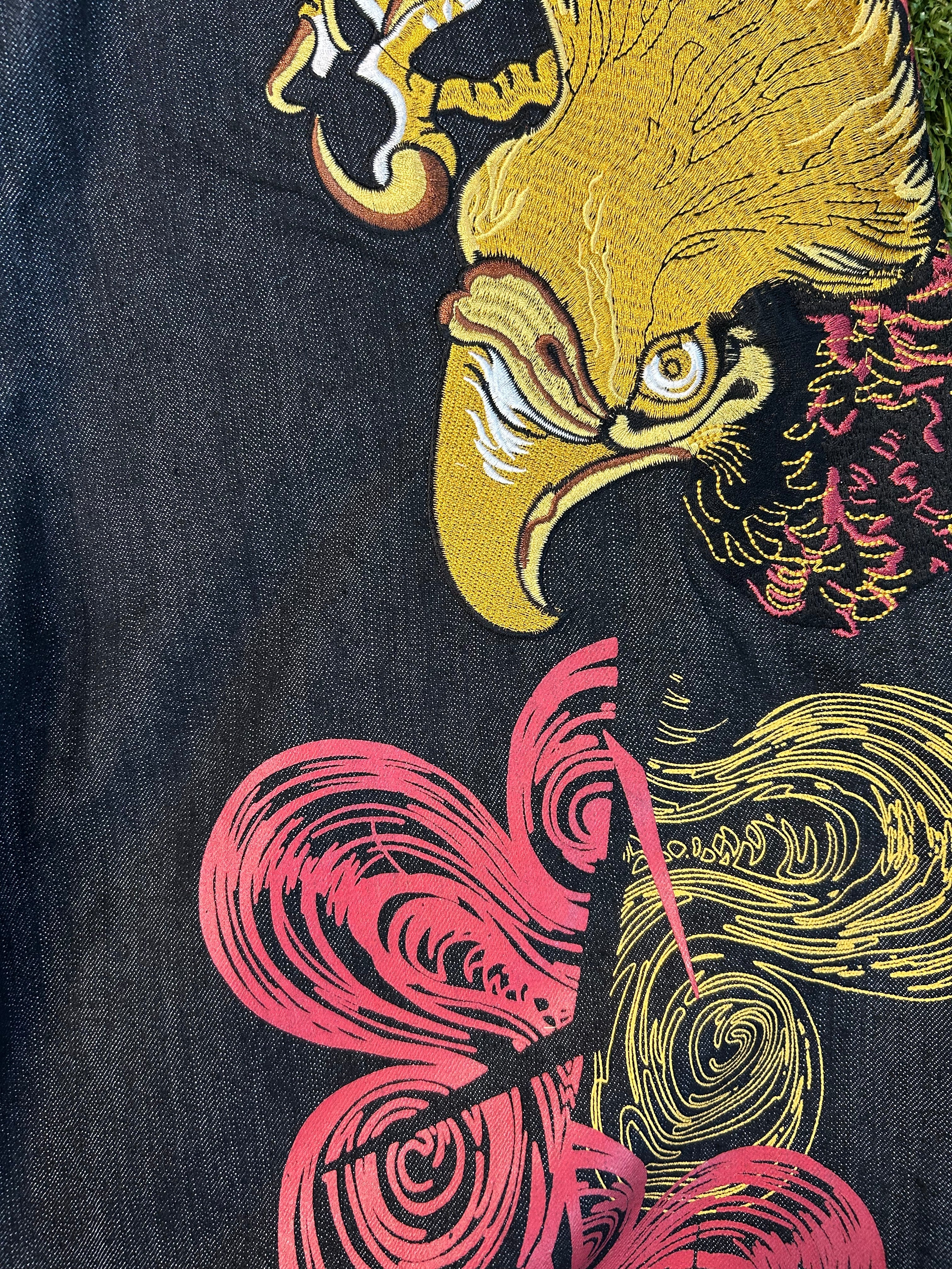 Y2K Golden Eagle Affliction Style Denim Jeans