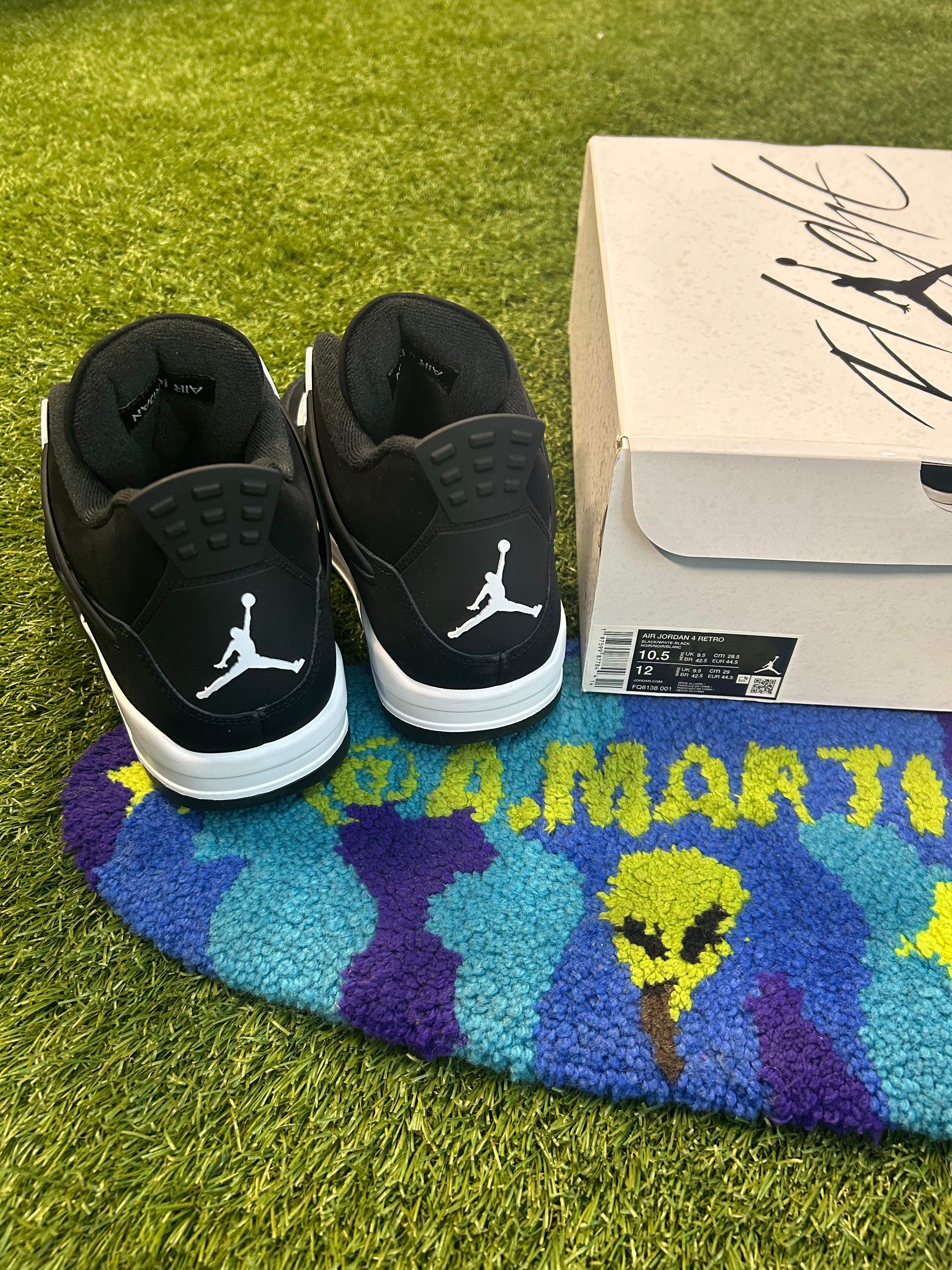 Jordan Retro 4 White Thunder