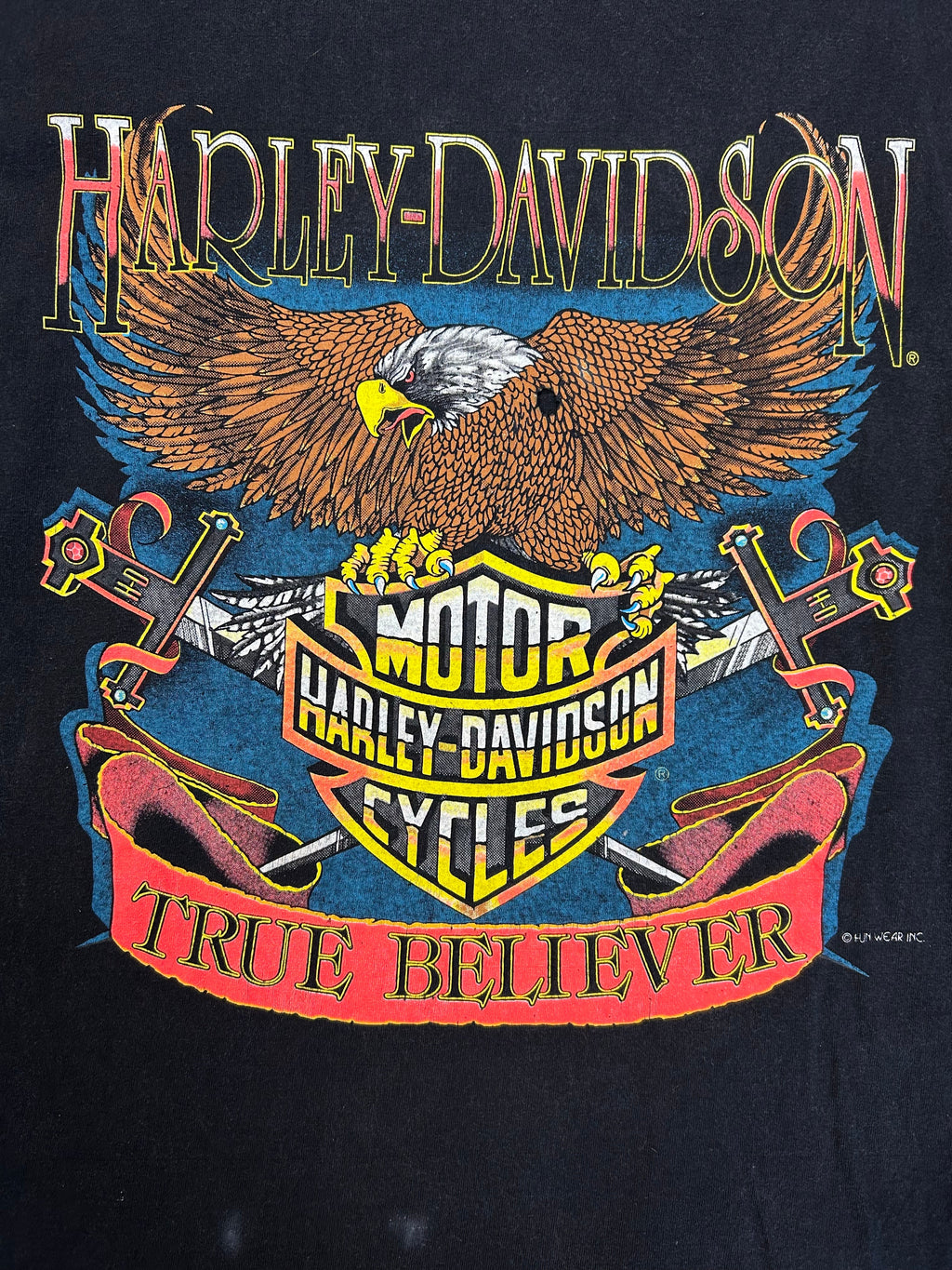Vintage 80s Harley Davidson True Believer Tee