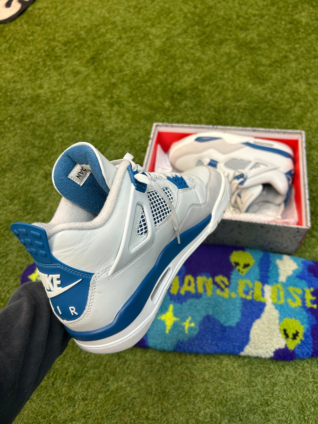Jordan 4 Retro Military Blue(Used)