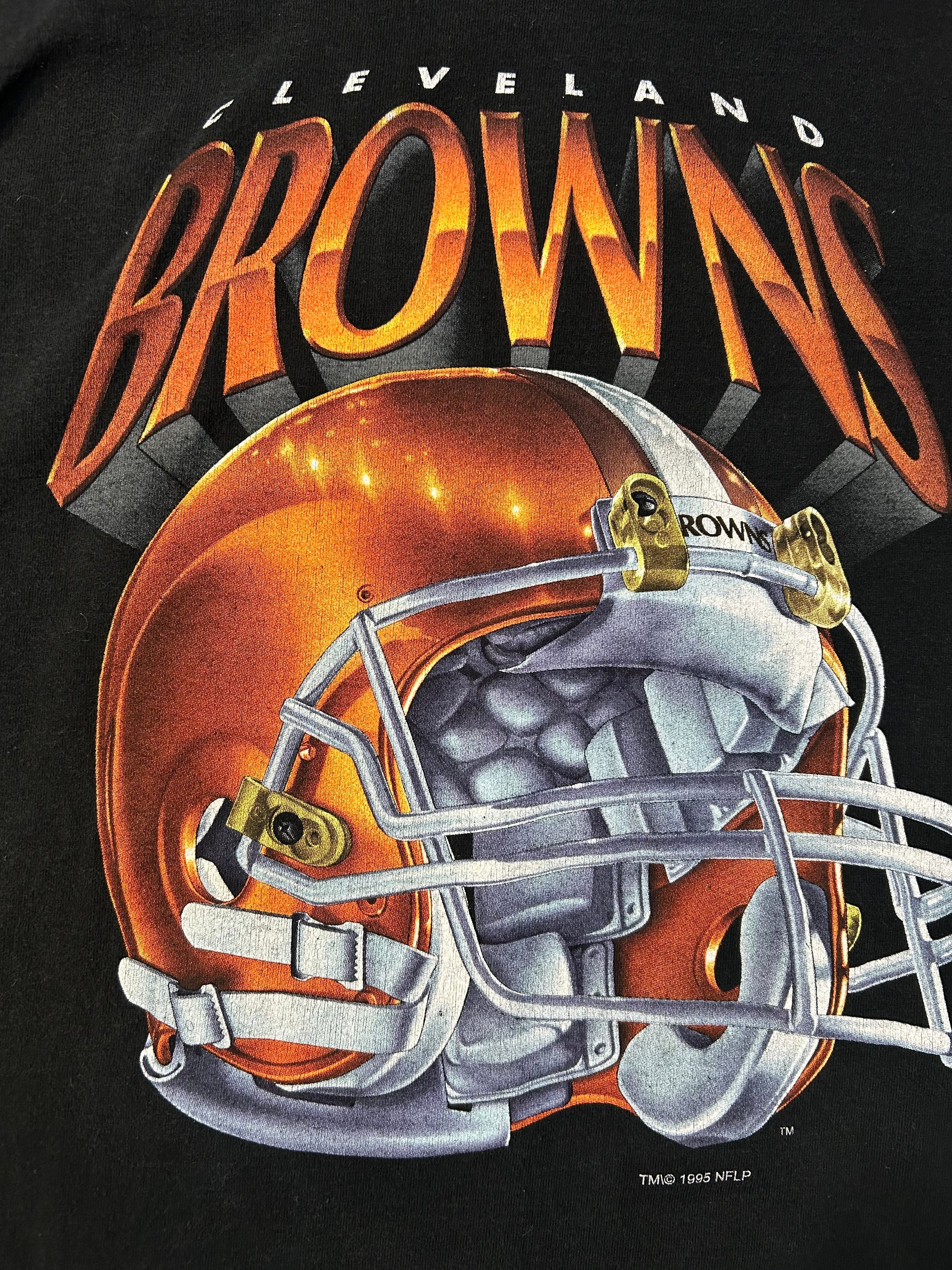Vintage 1995 NFL Cleveland Browns Helmet Tee