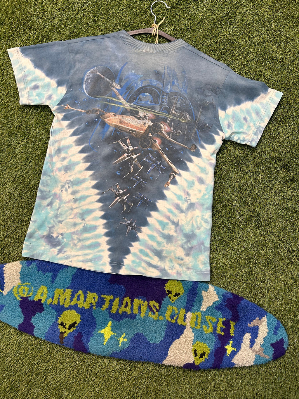 Vintage 1997 Star Wars Liquid Blue AOP Tee