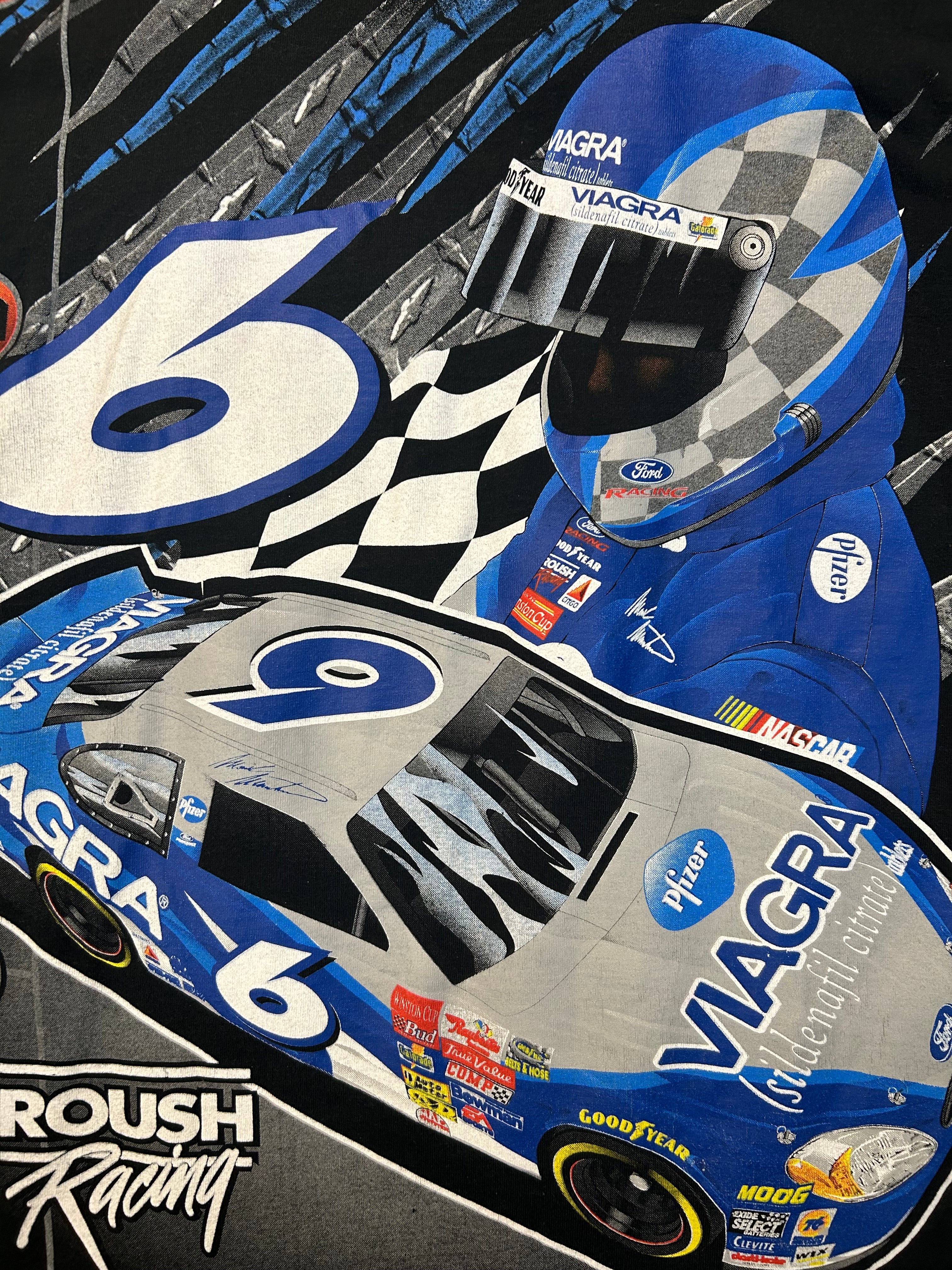Y2K Mark Martin #6 Roush Racing NASCAR AOP Tee