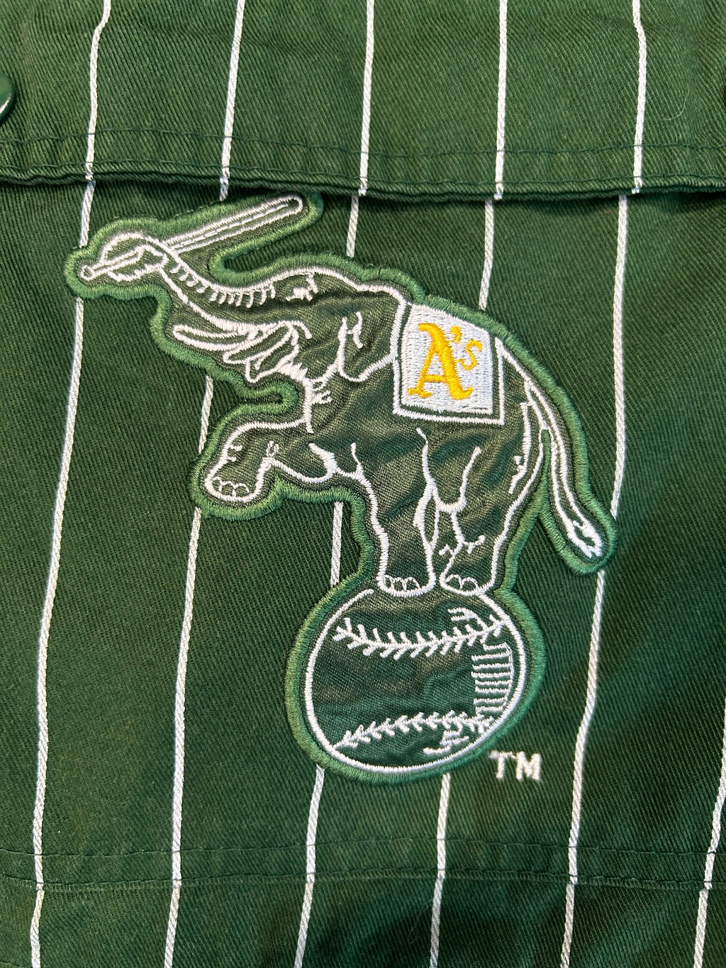 Vintage 90s Oaklands A’s MLB Overalls