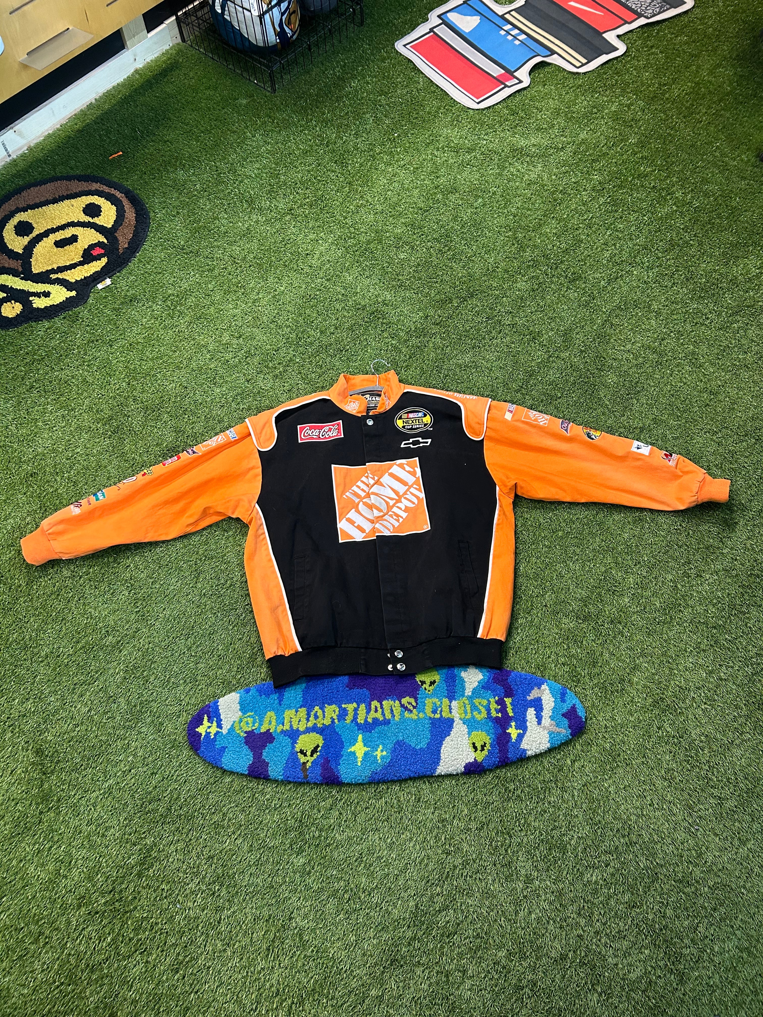 Vintage Tony Stewart #20 The Home Depot Big Patch NASCAR Jacket
