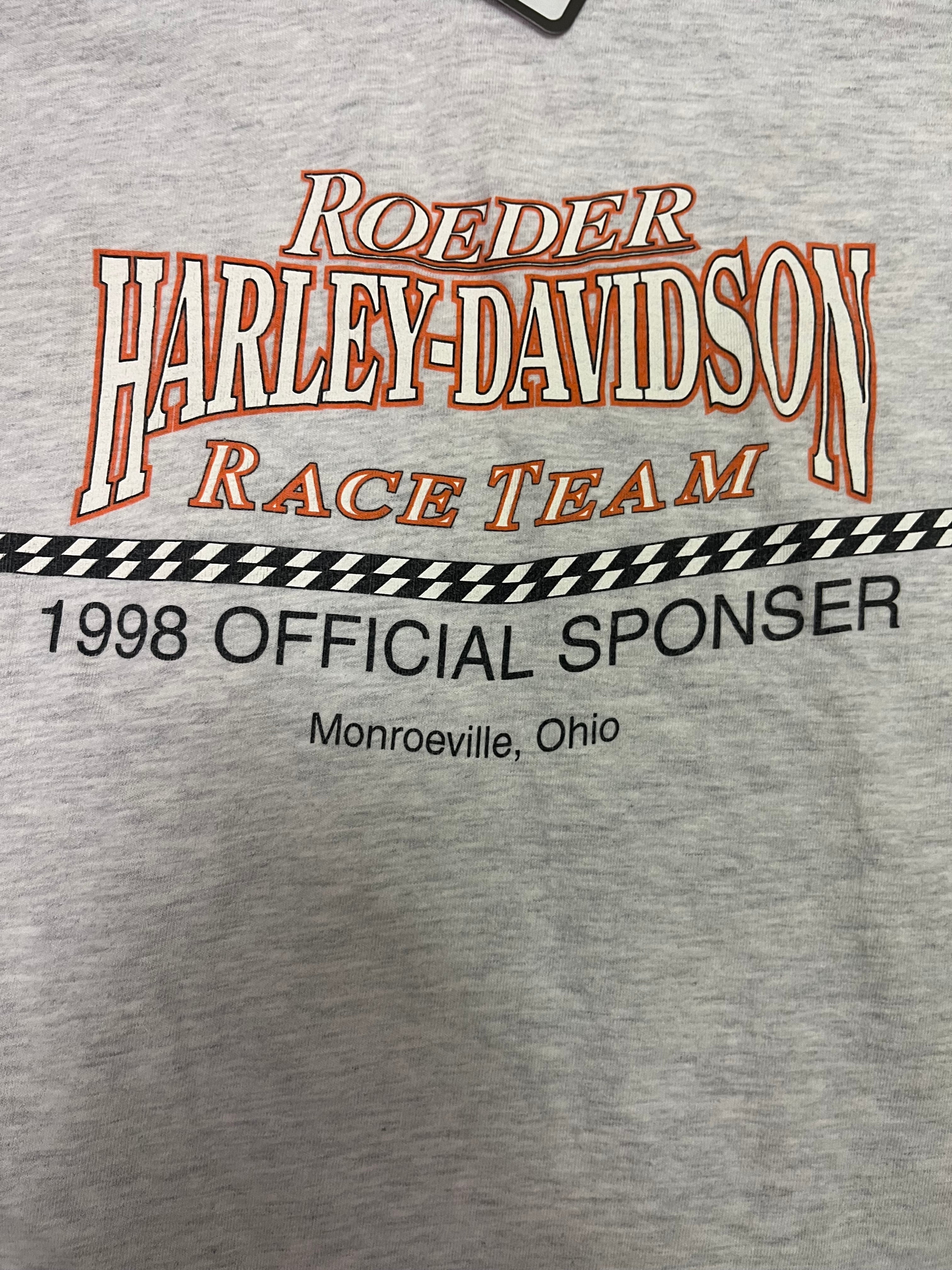 Rare Vintage 1998 Monroeville Roeder Harley Davidson Tee