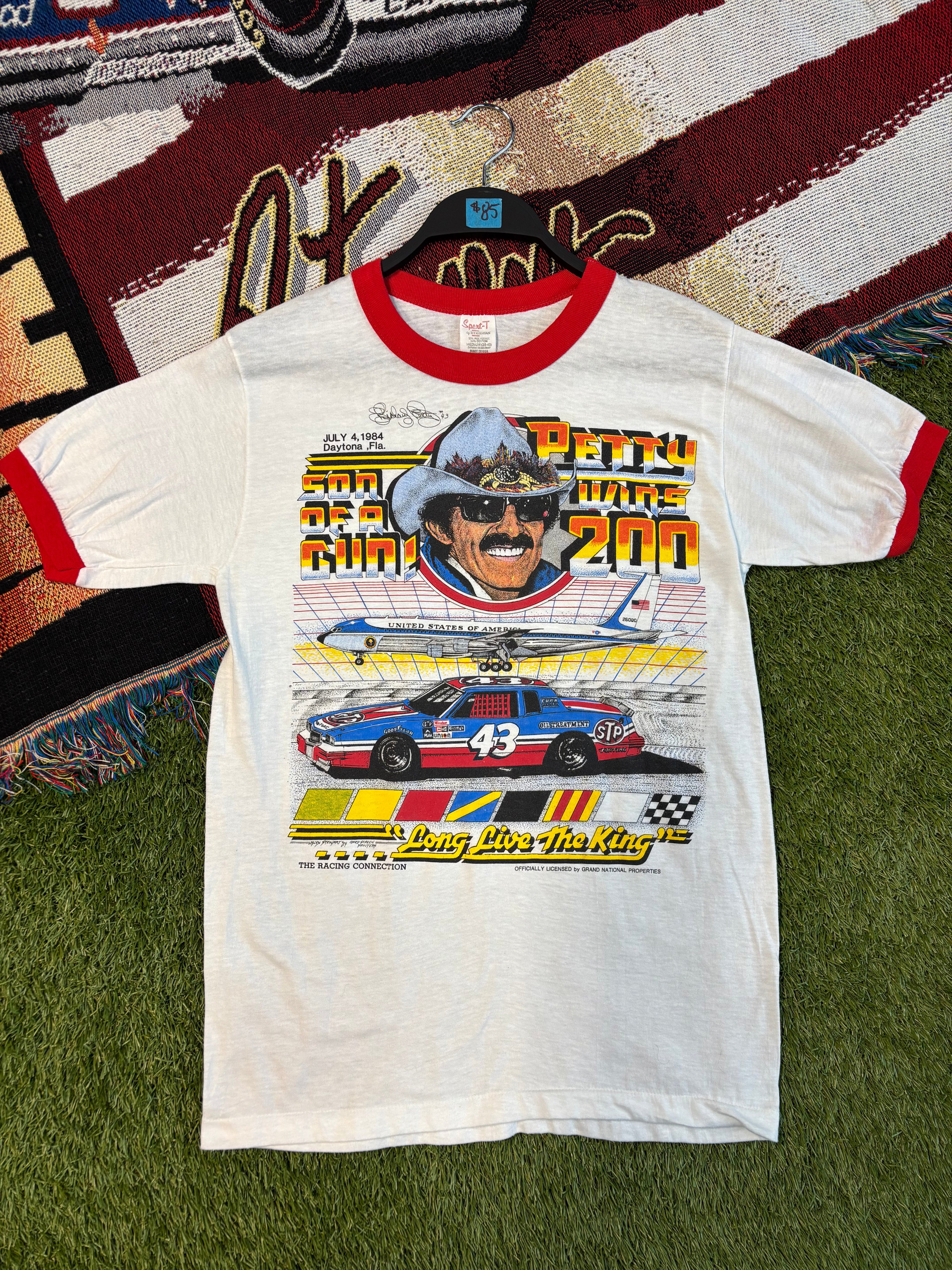 1984 “Long Live The King” Son Of A Gun Petty Wins 200 Racing T-Shirt Size Medium(38-40) Sport-T Tag