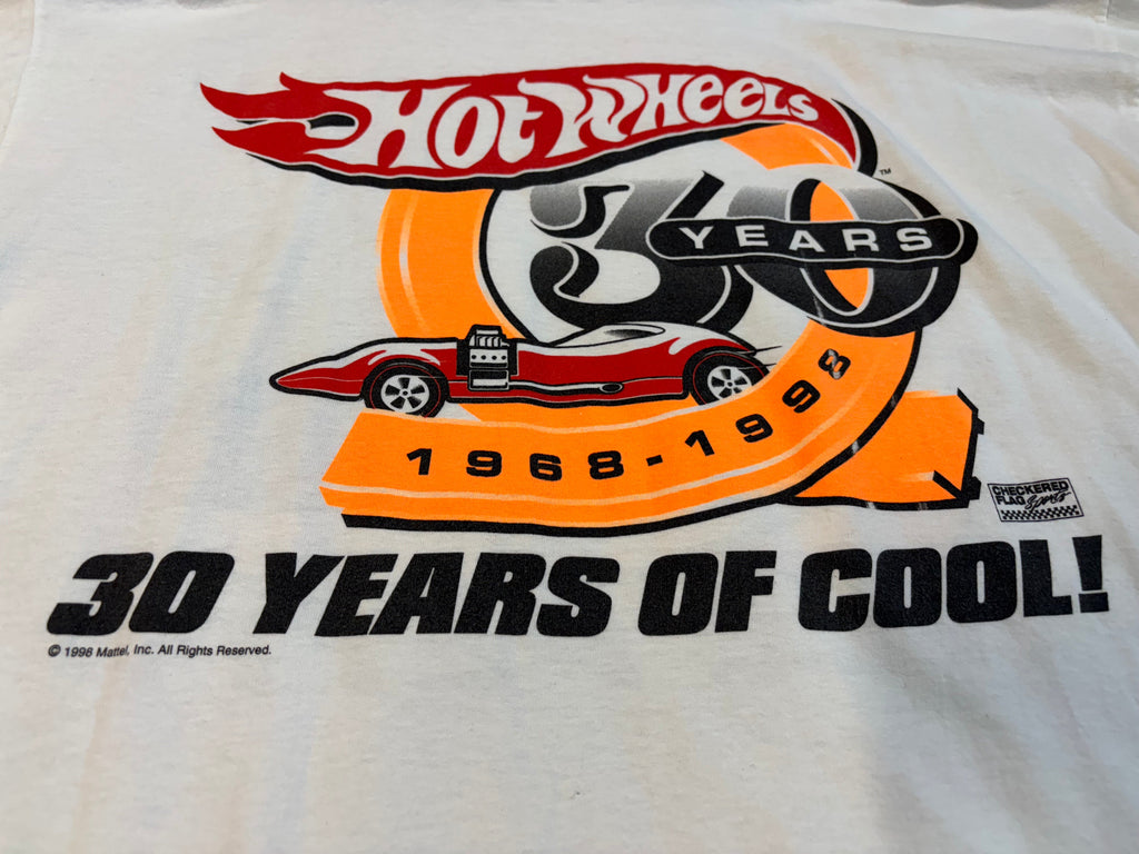 1998 Kyle Petty Mattel Hot Wheels 30 Years Of Racing T-Shirt Size XL Tultex Tag