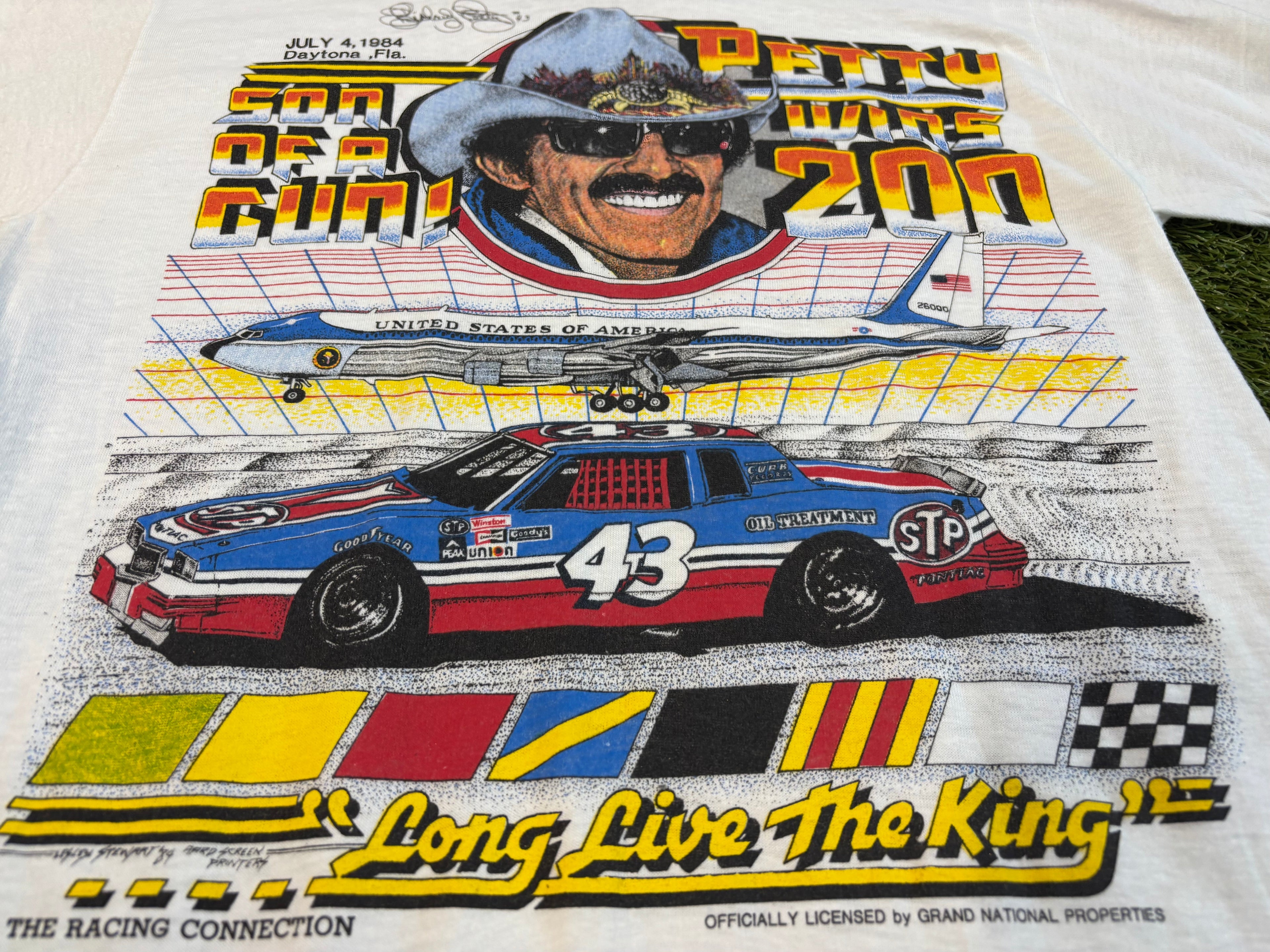 1984 “Long Live The King” Son Of A Gun Petty Wins 200 Racing T-Shirt Size Medium(38-40) Sport-T Tag