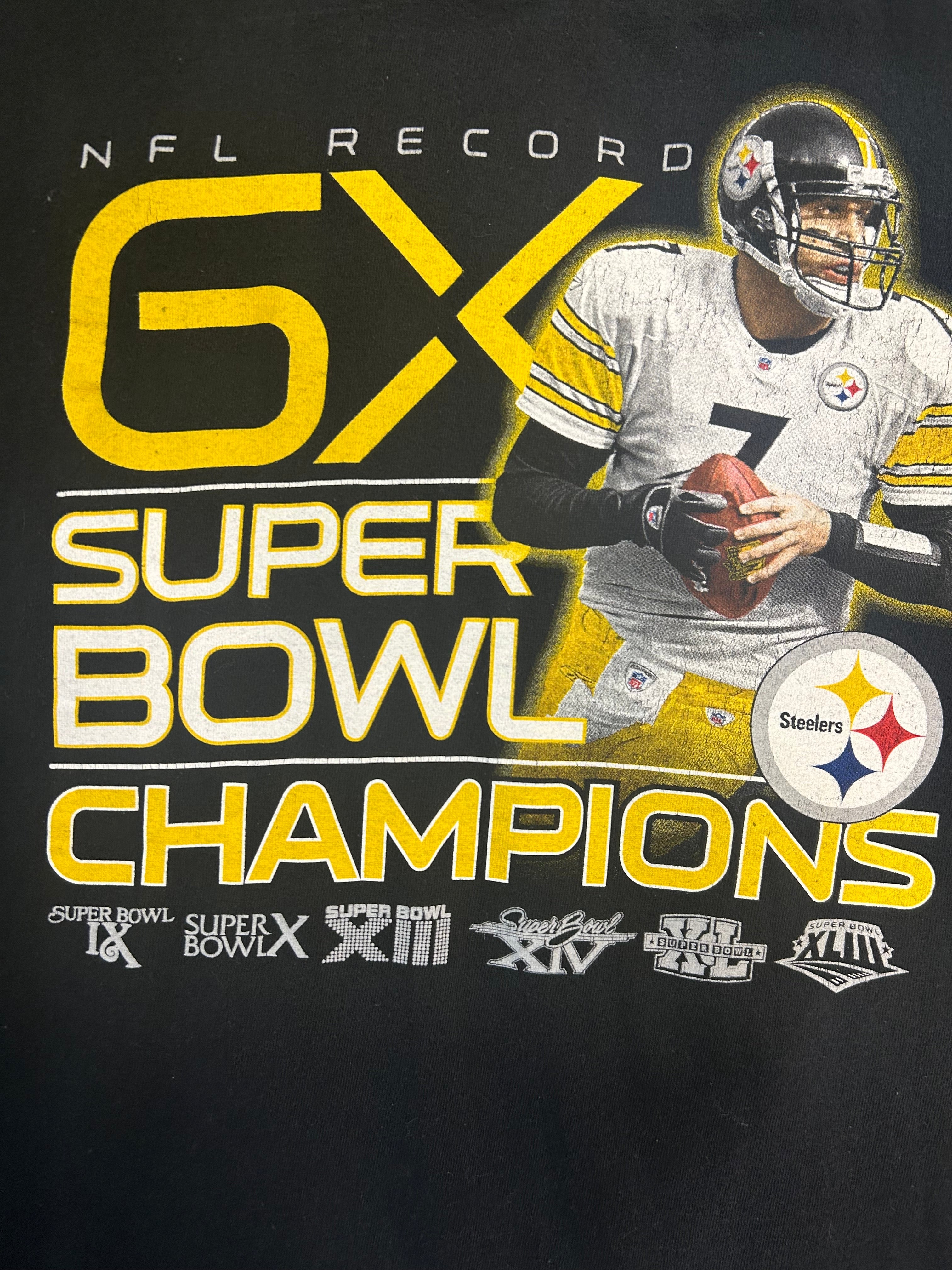 Y2K Ben Roethlisberger  6X Super Bowl Champions Tee