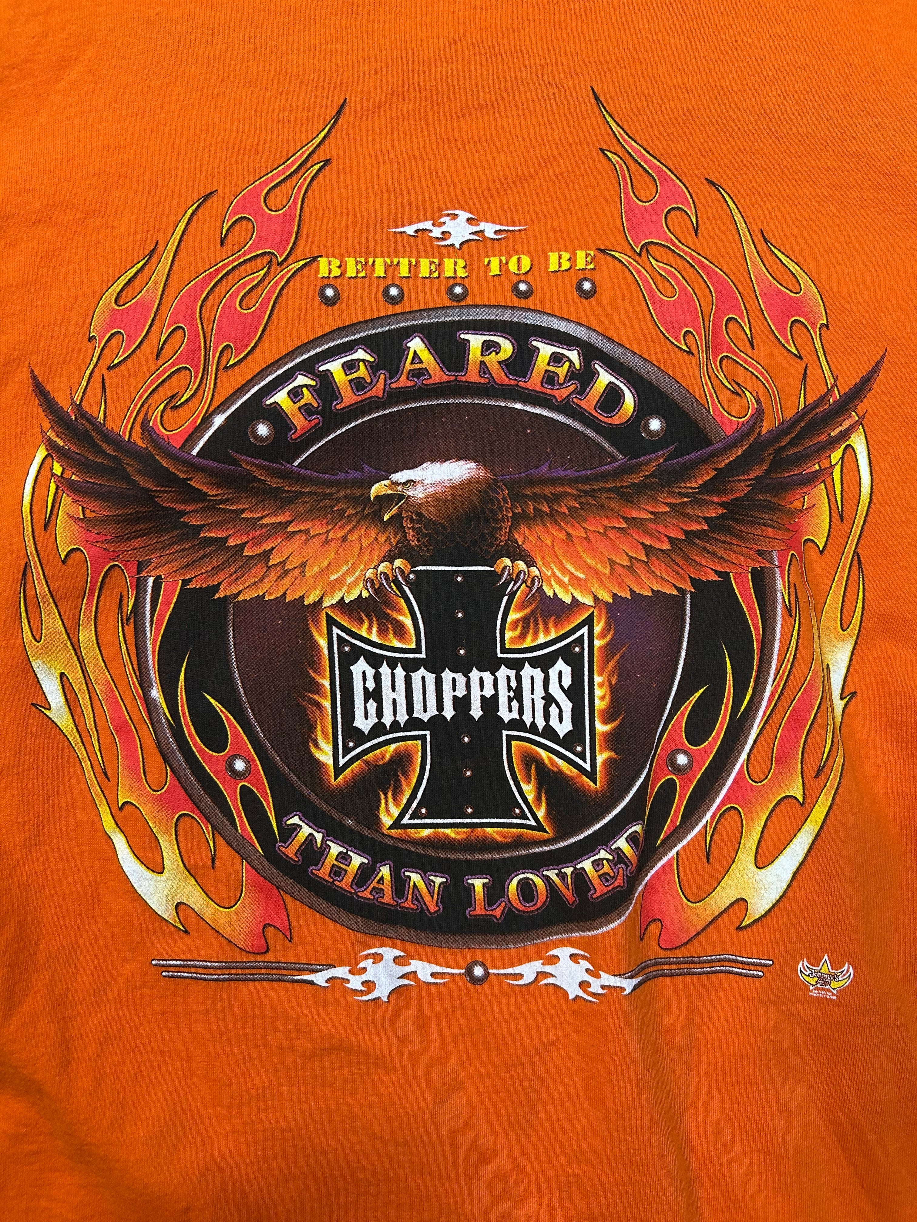 Vintage American Choppers Better To Be Feared Than Loved L/Sleeve Tee