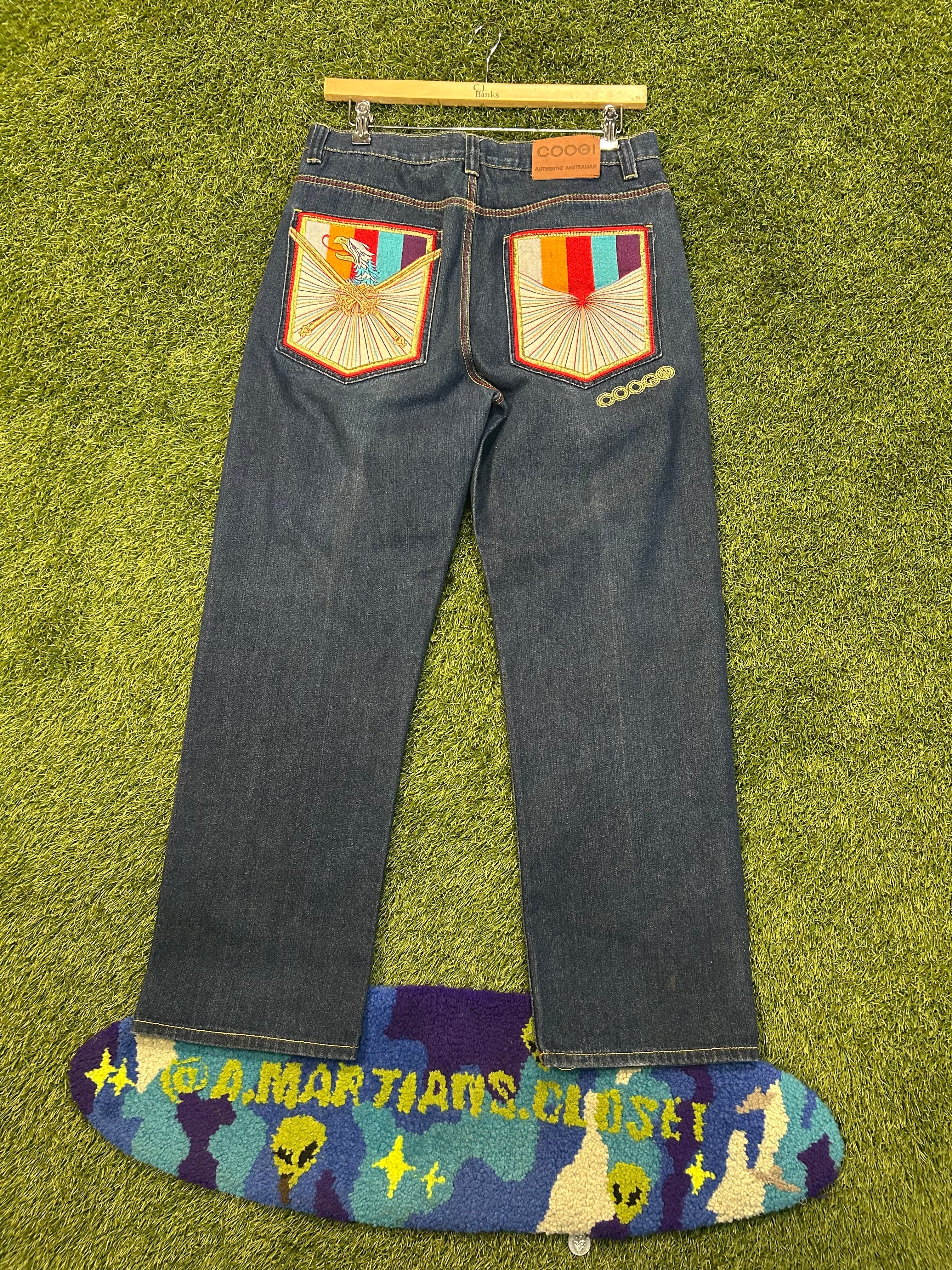 Y2K Coogi Australia Swords Jeans