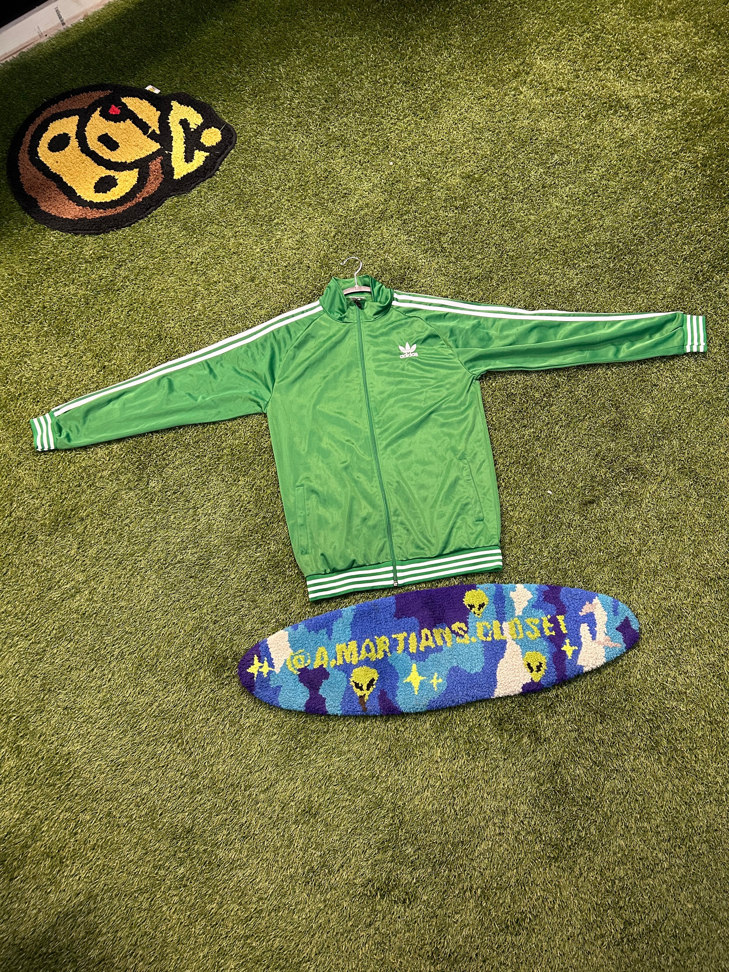 Vintage 90s Adidas Green Track Jacket