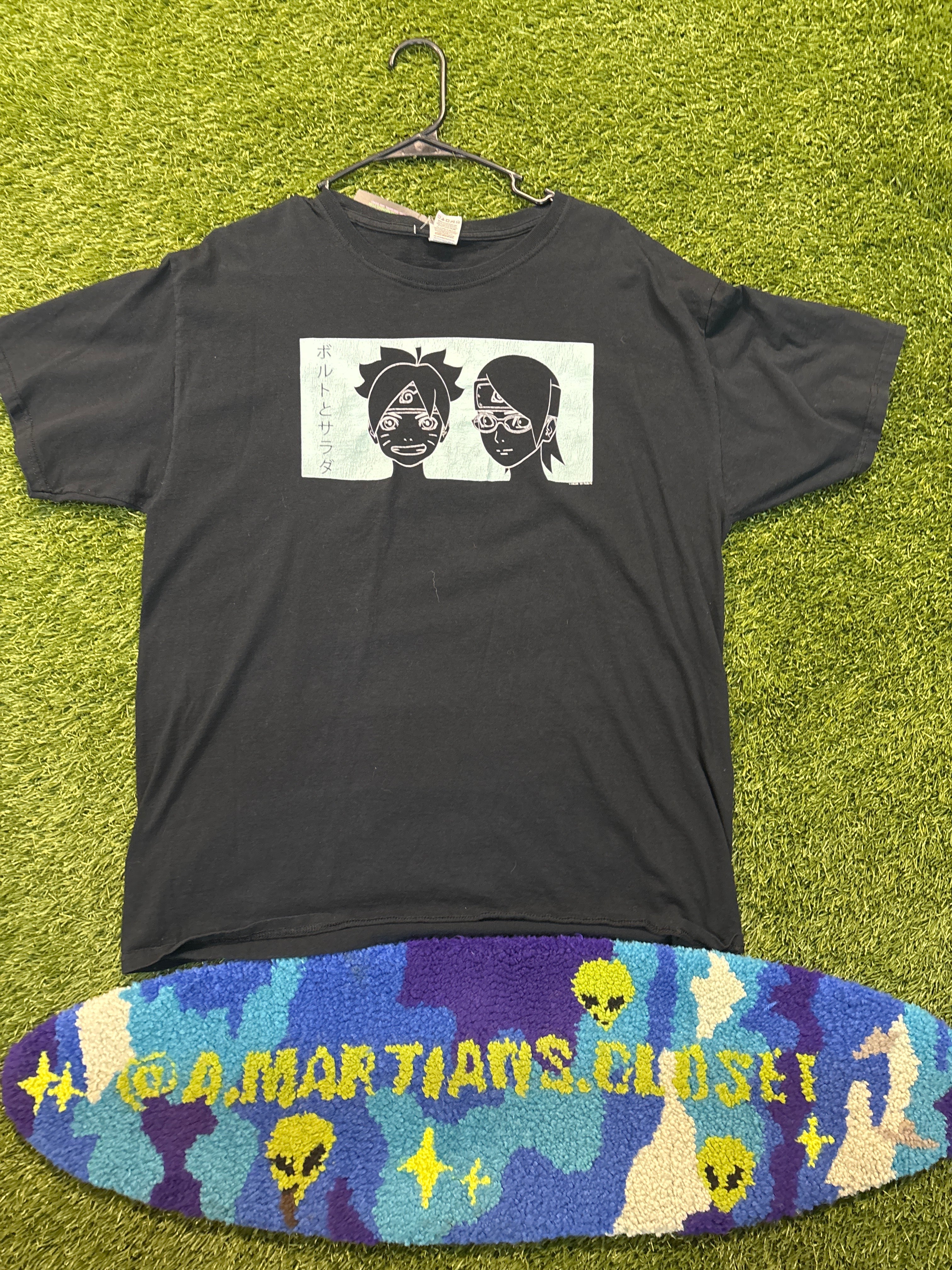 Fruit of the the loom black men’s Boruto tee
