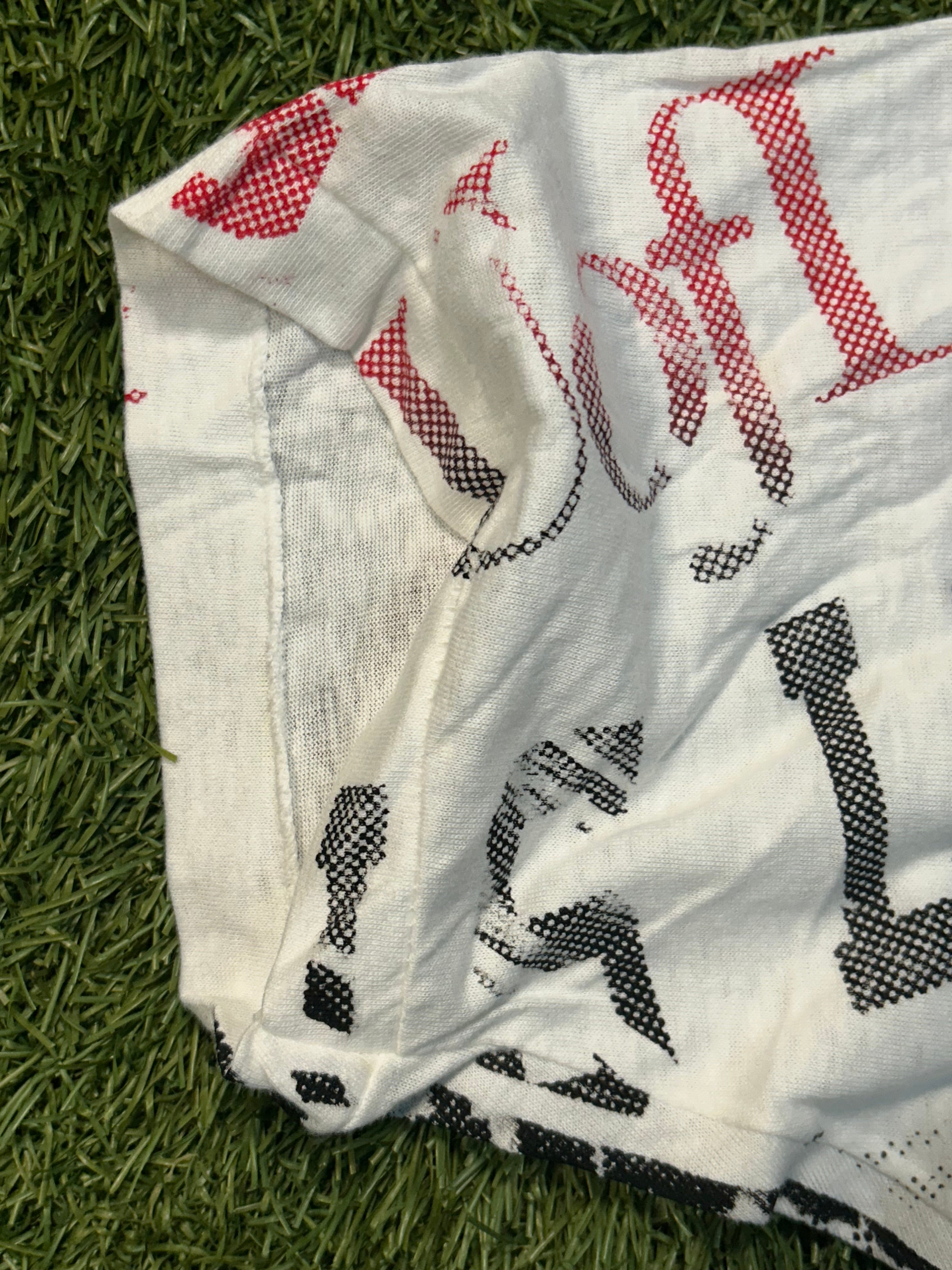 Vintage 1990 University Of Louisville AOP Basketball Tee