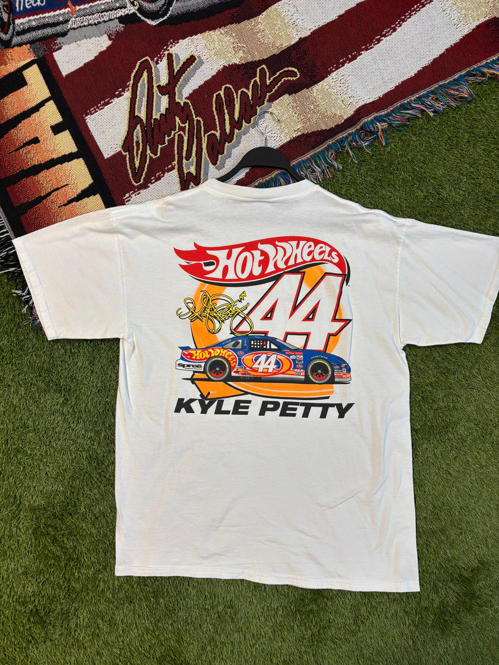 1998 Kyle Petty Mattel Hot Wheels 30 Years Of Racing T-Shirt Size XL Tultex Tag