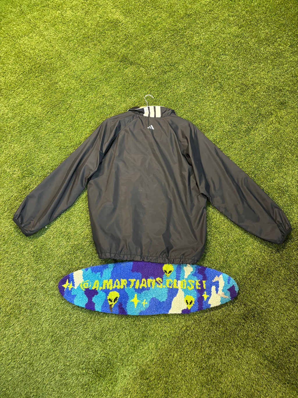 90s Vintage Adidas Vertical Front Stripe Jacket