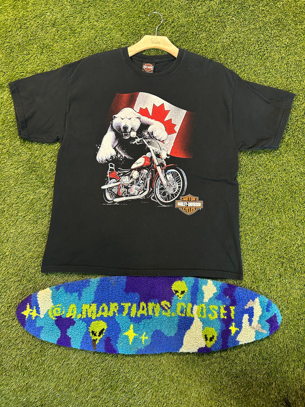 Vintage 1999 Harley Davidson Oshawa Canada Tee