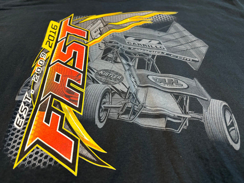 2016 Kistler Racing Products Sprint car T-Shirt Size 3XL Gildan ultra cotton tag