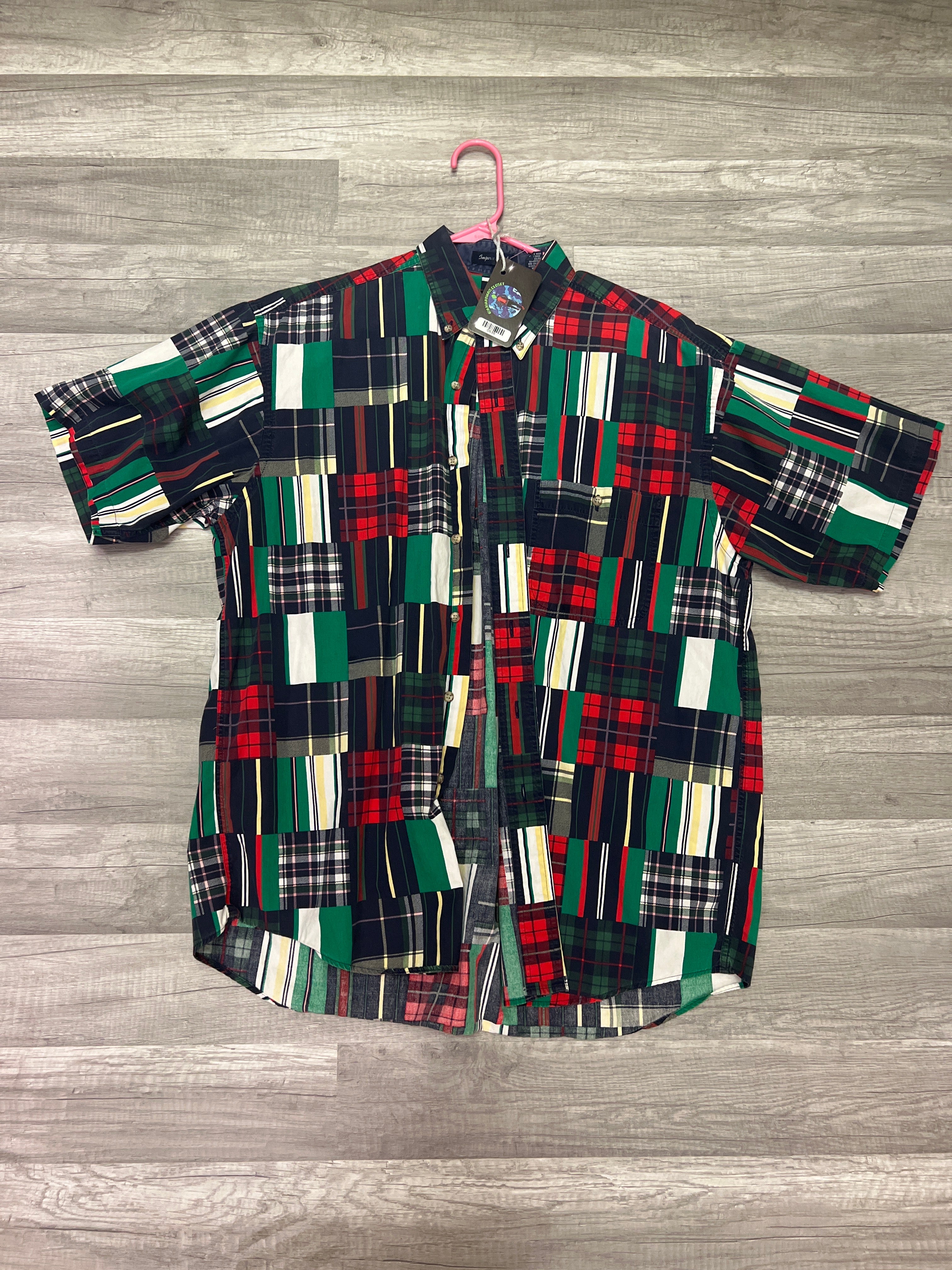Vintage Plaid Button Up