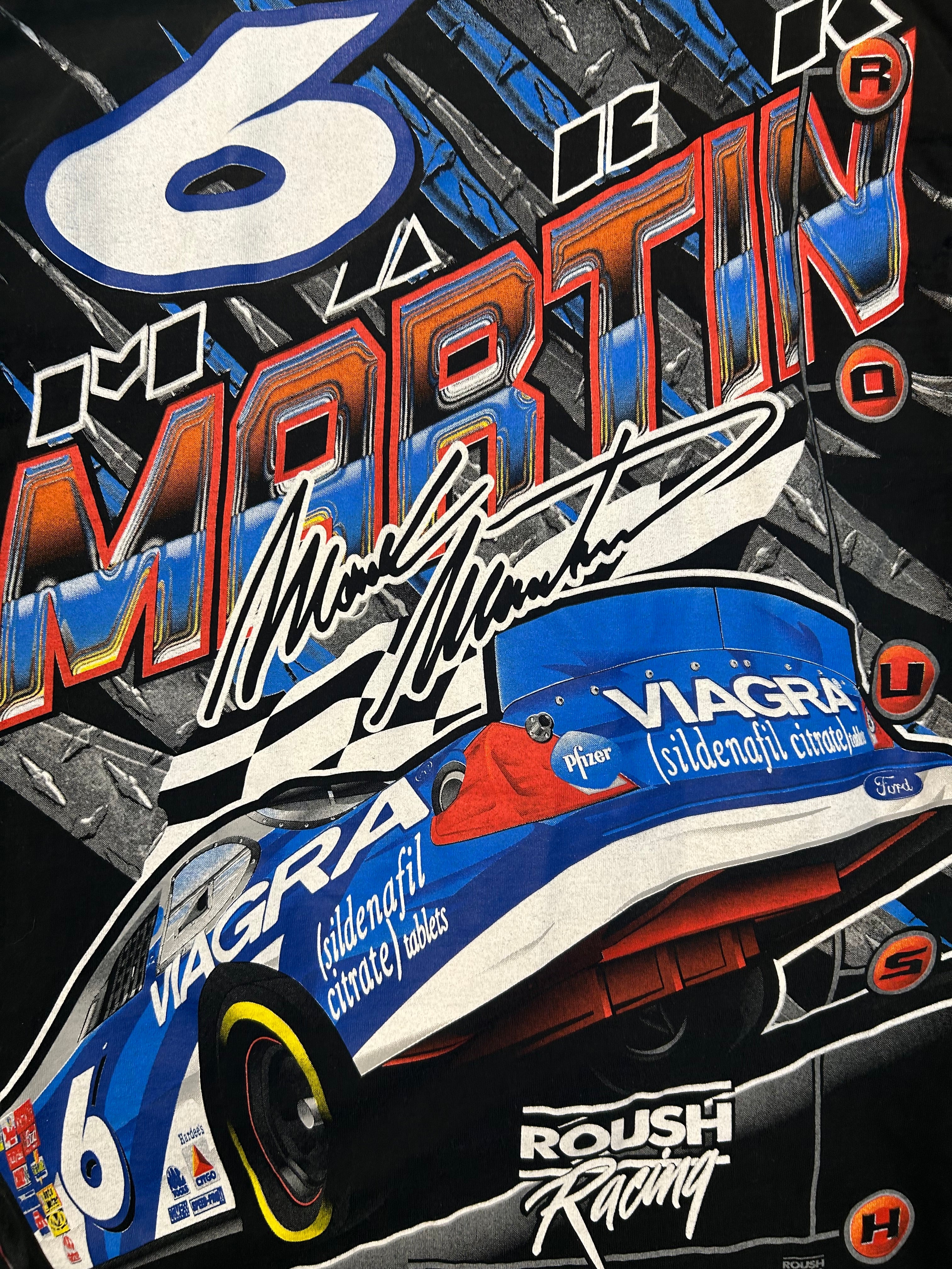 Y2K Mark Martin #6 Roush Racing NASCAR AOP Tee