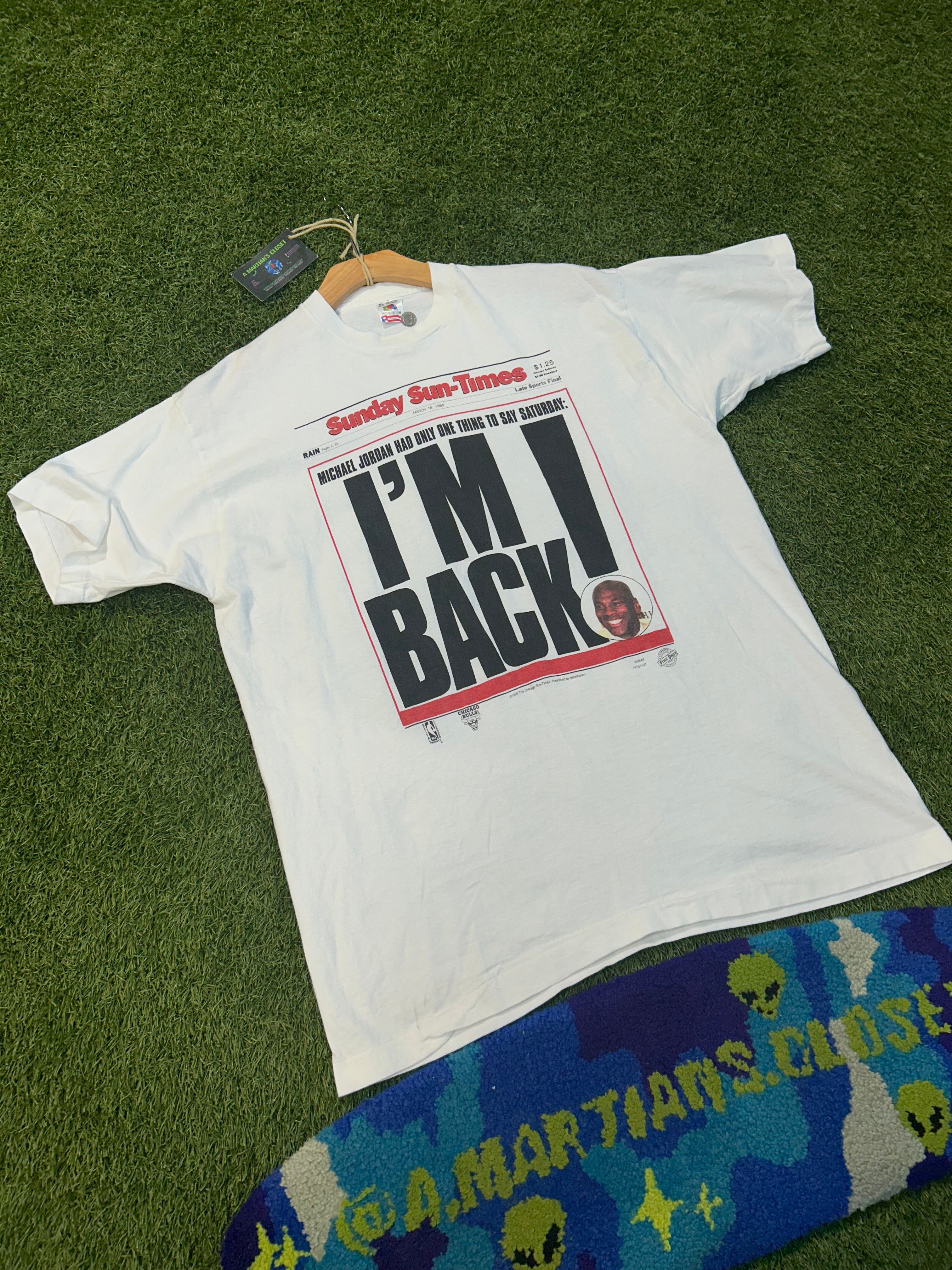 Vintage 1995 Michael Jordan I’m Back! Tee