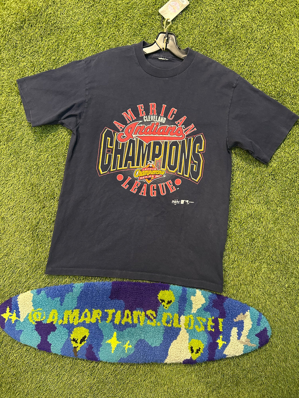 Vintage 1997 Cleveland Indians American League Tee
