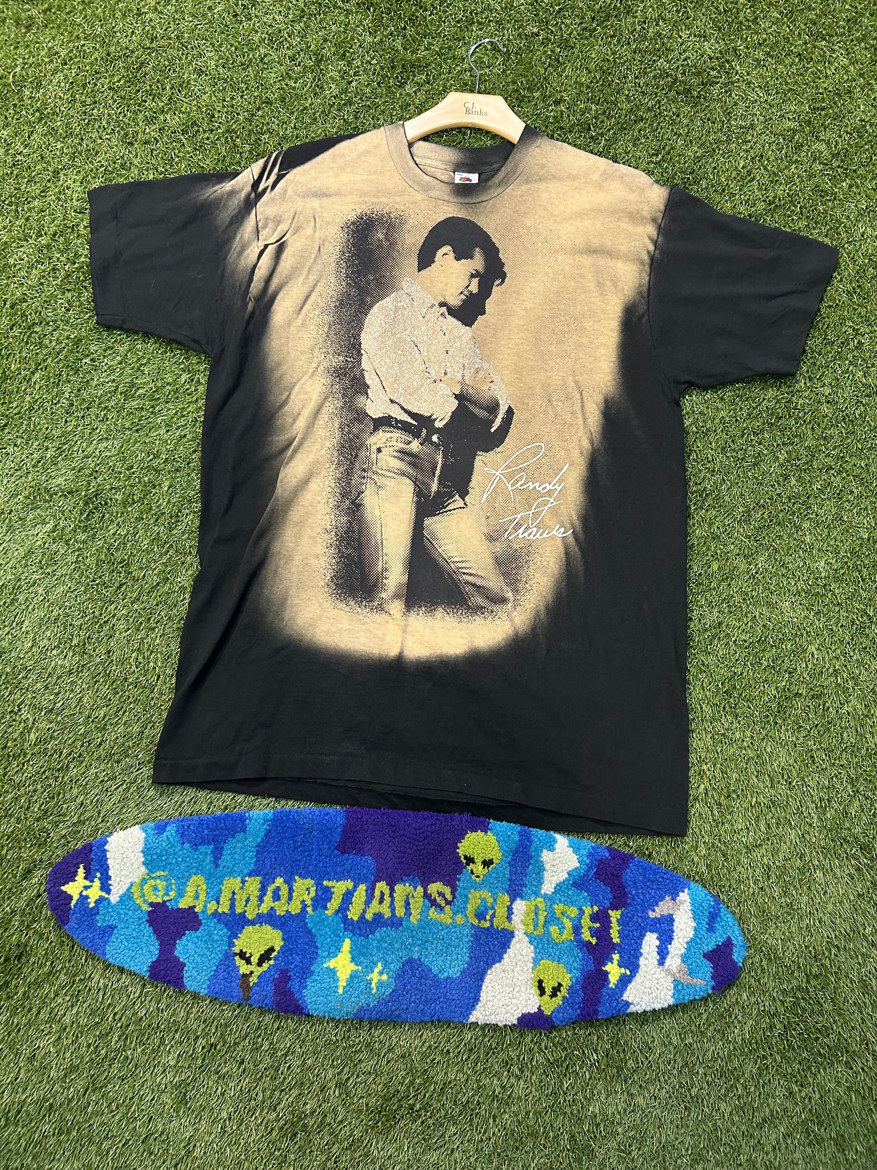 Vintage 1991 Randy Travis Country Front Hit Only Tee