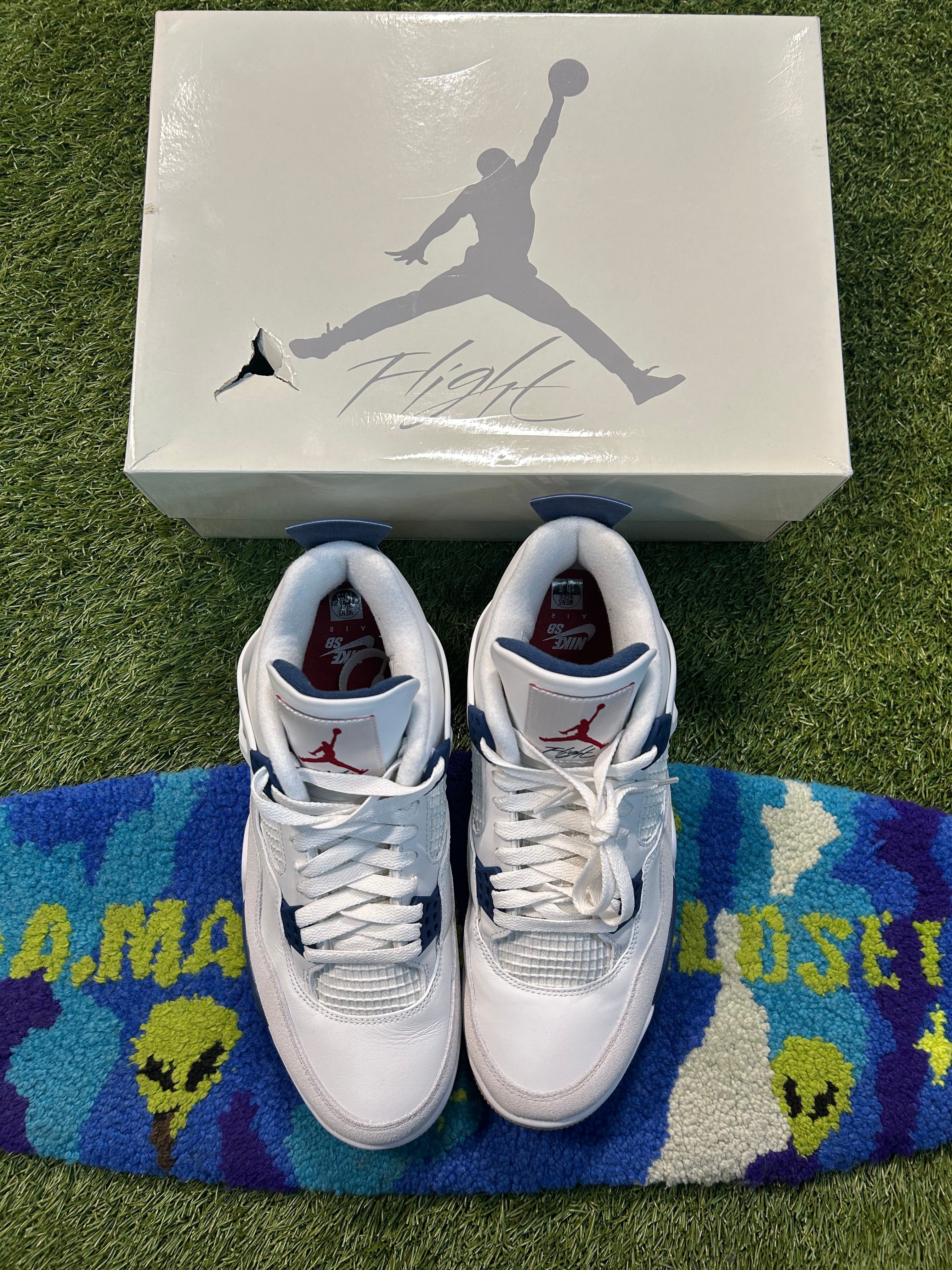 Jordan Retro 4 Nike SB’s Navy