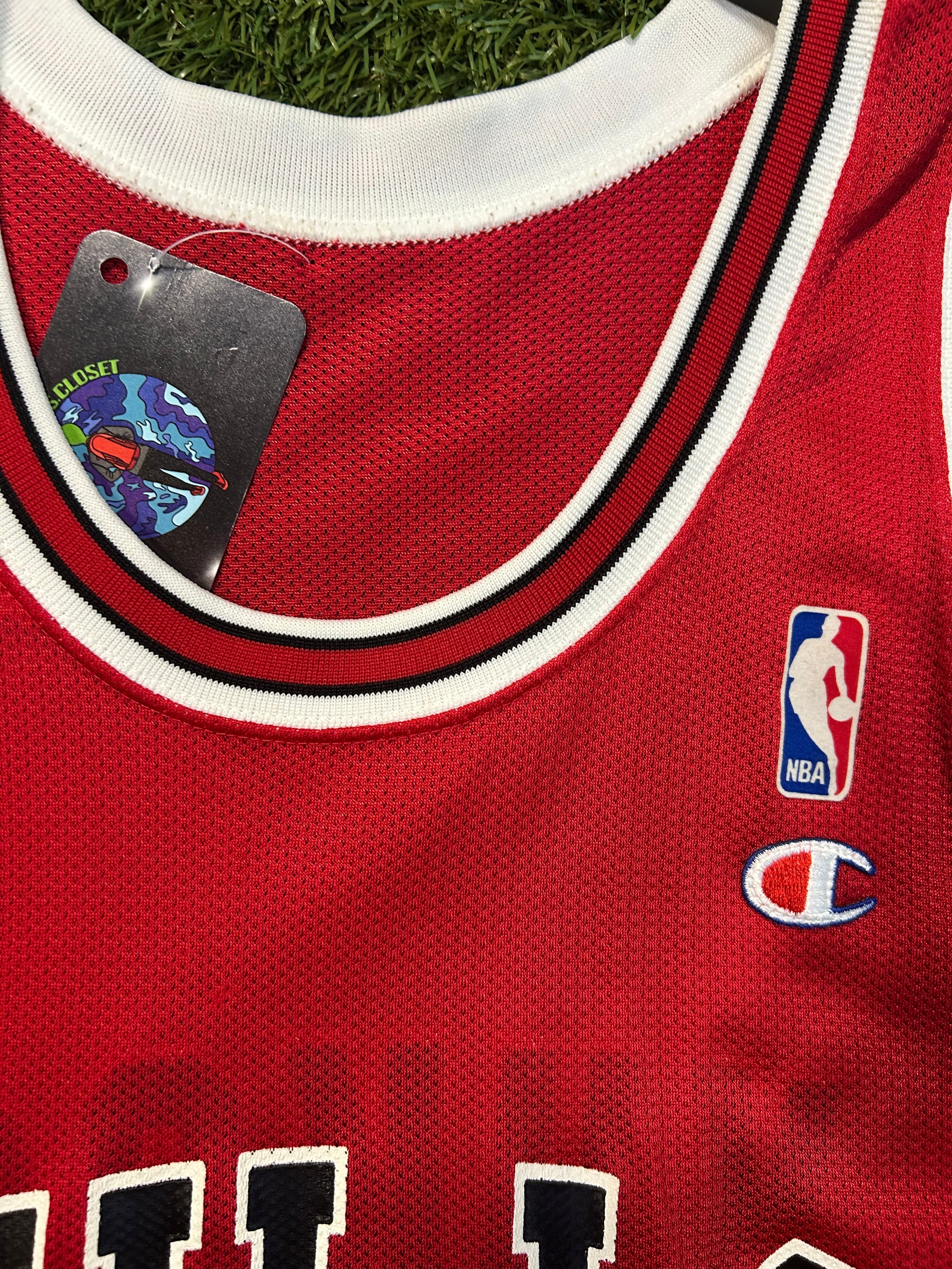 Vintage 90s Chicago Bulls Tony Kukoc #7 Champion Brand Jersey