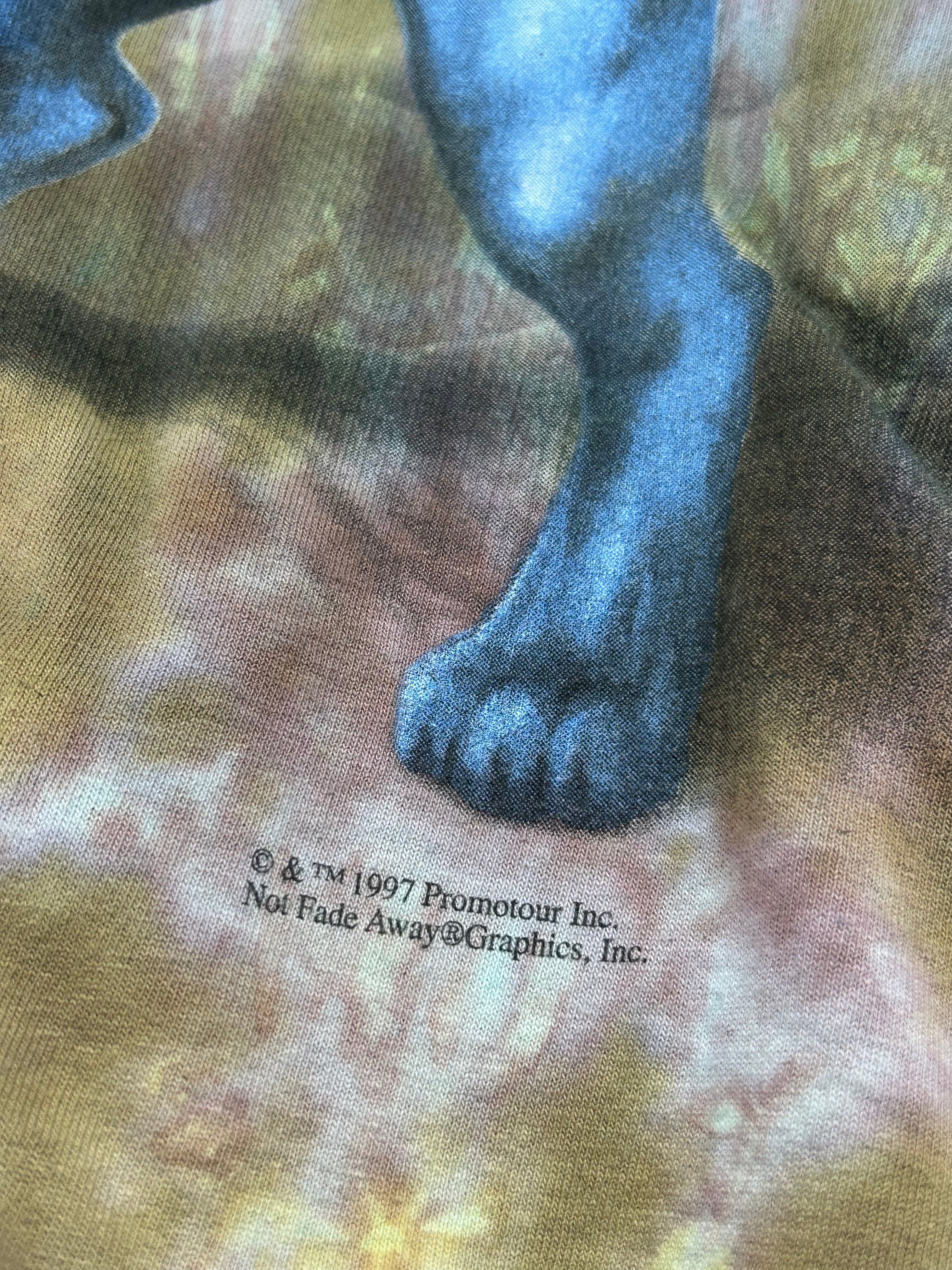 Vintage 1997 The Rolling Stones Bridges To Babylon Tye Dye Tee