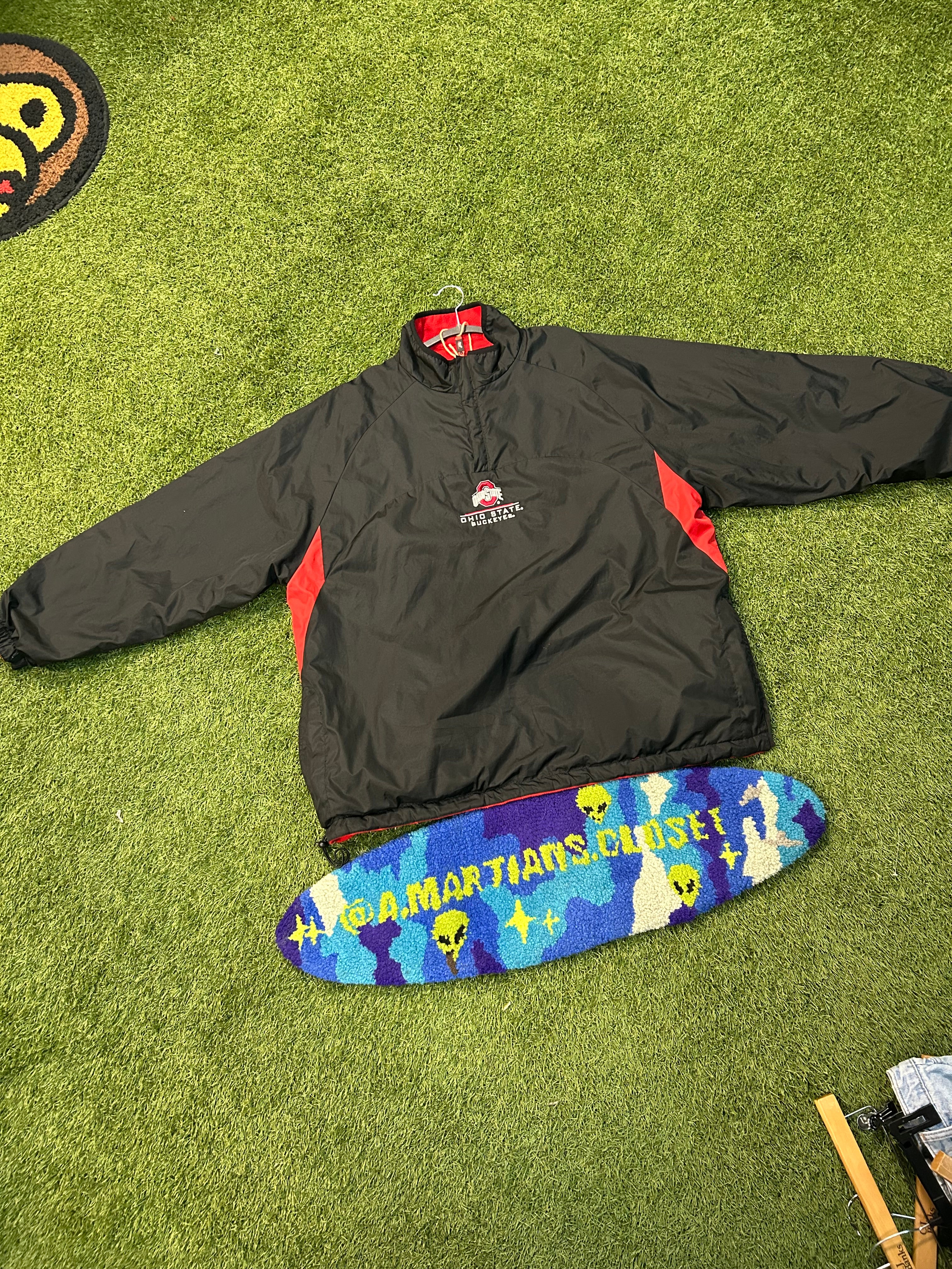Y2K Ohio State Buckeyes Reversible HalfZip Pullover