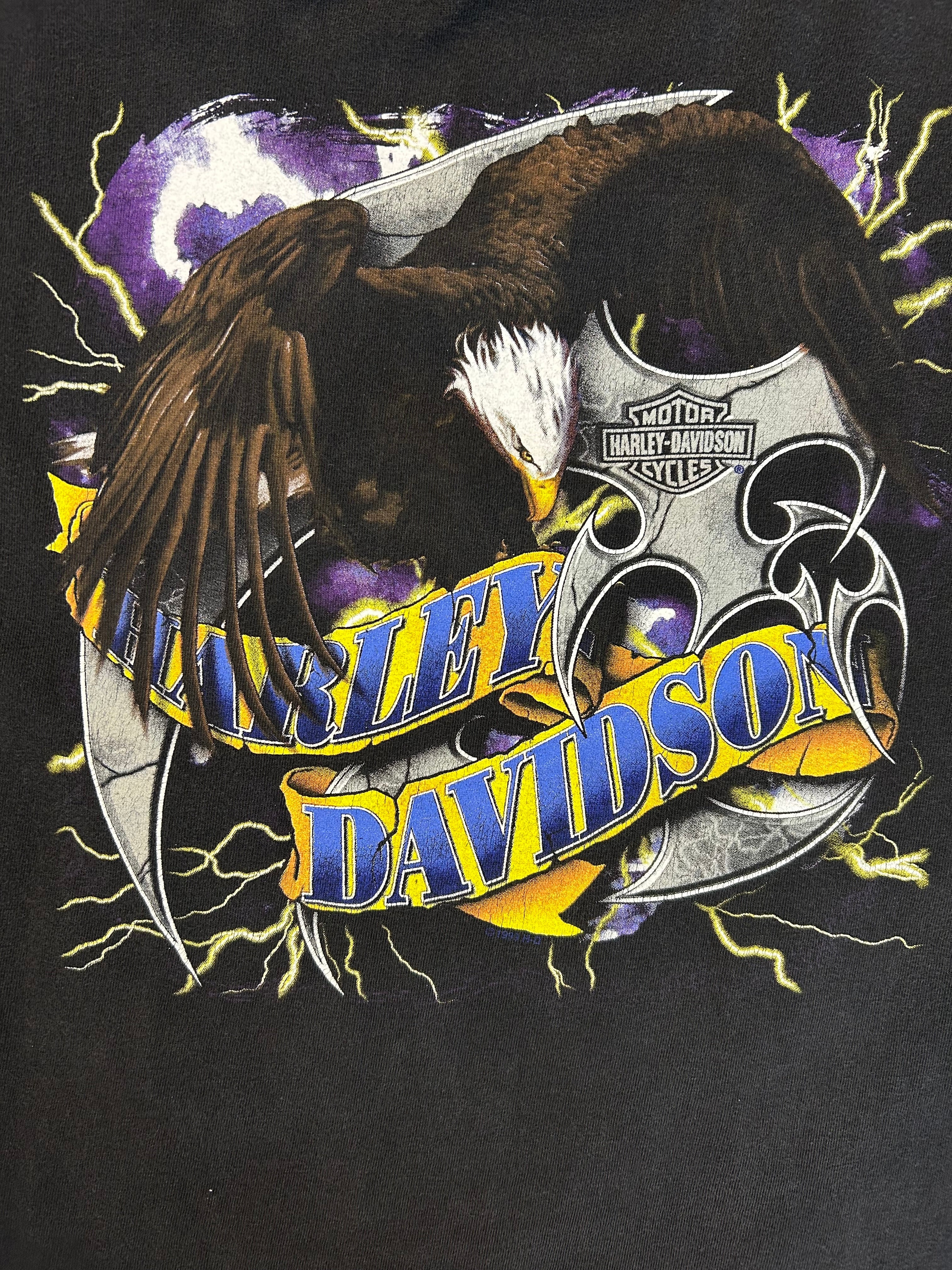Vintage 1990 Harley Davidson Minot North Dakota Tee
