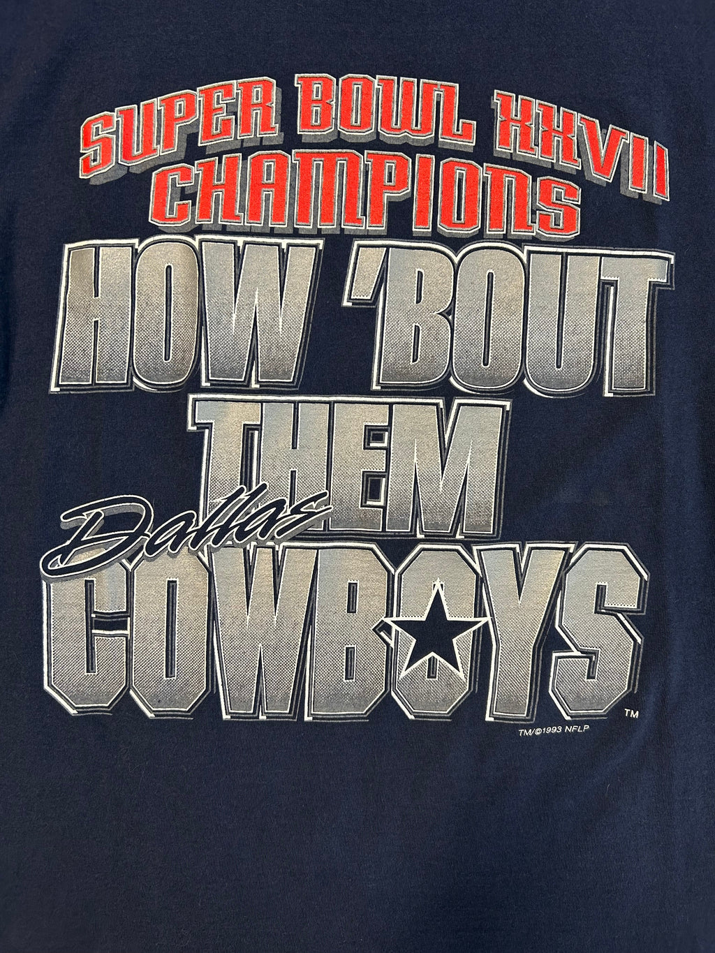 Vintage 1993 How Bout Them Cowboys Tee
