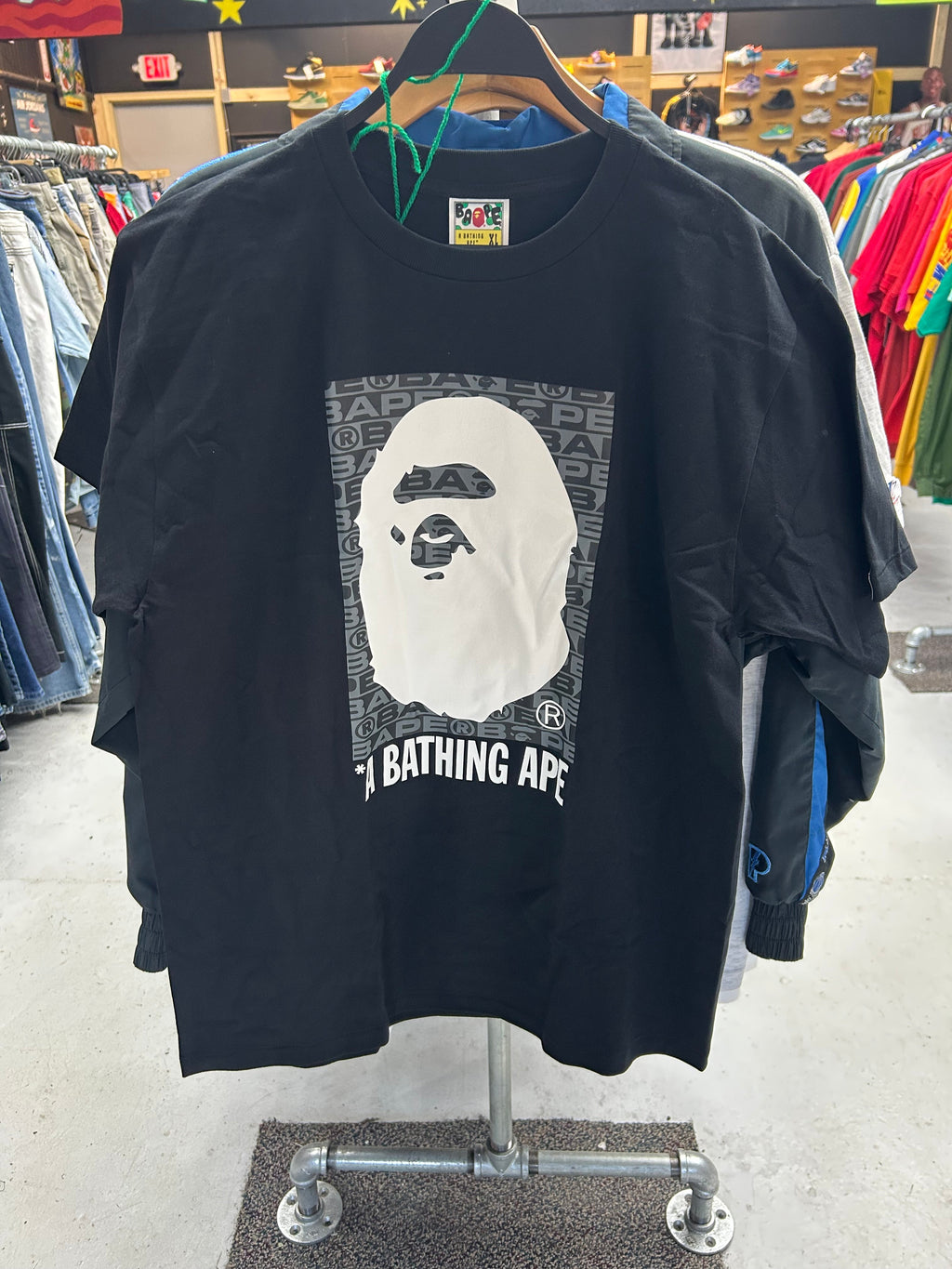 Bape Square Logo Ape Head