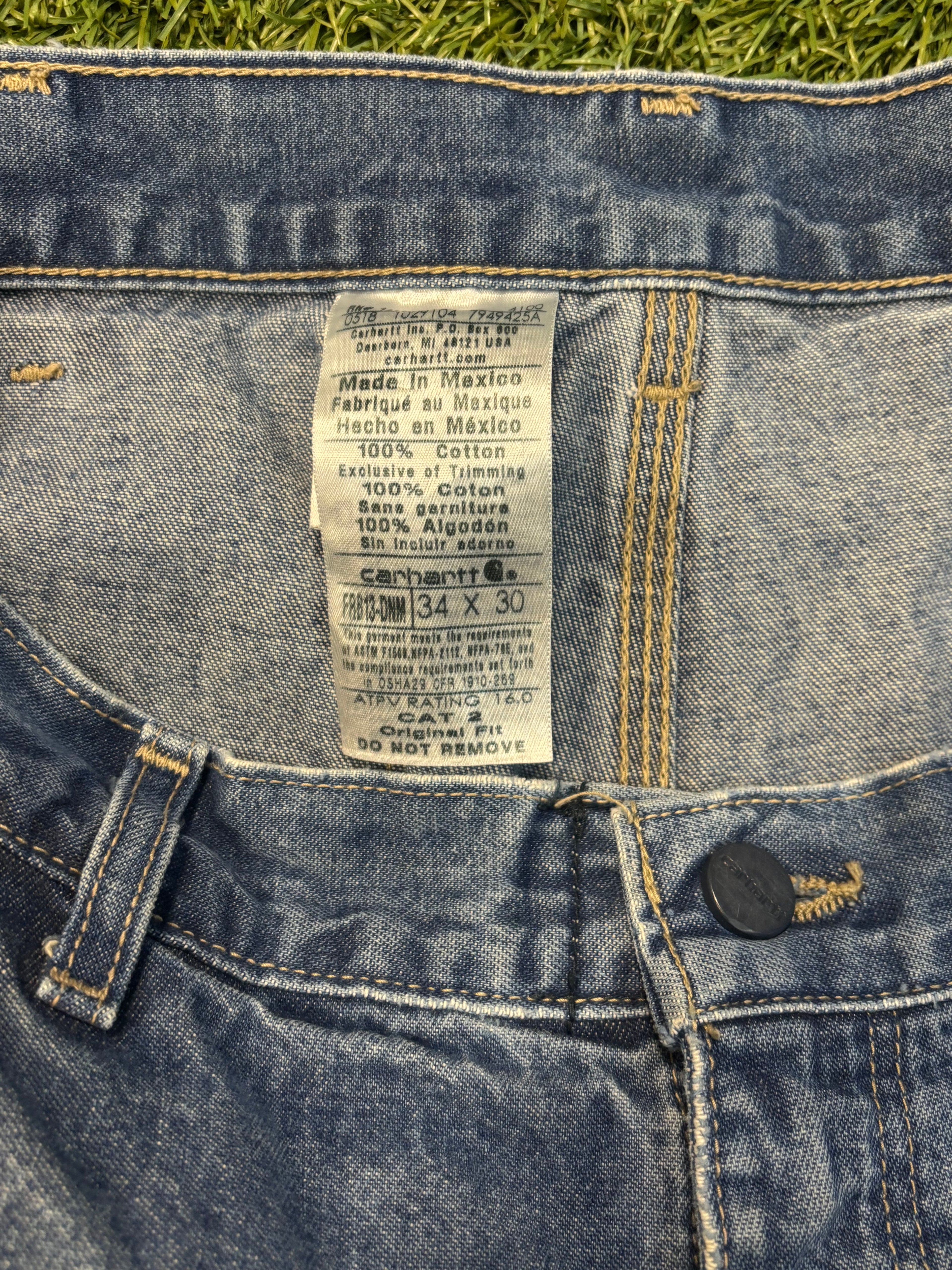 Vintage Carhartt Carpenter Blue Jeans
